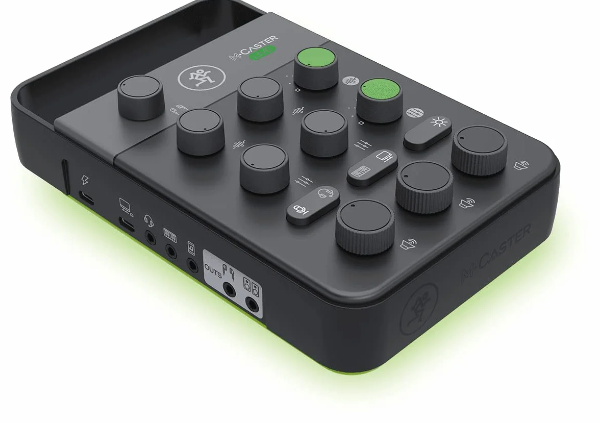 Grabadore portátil Mackie M Caster para streaming, juegos y creadores de contenidos