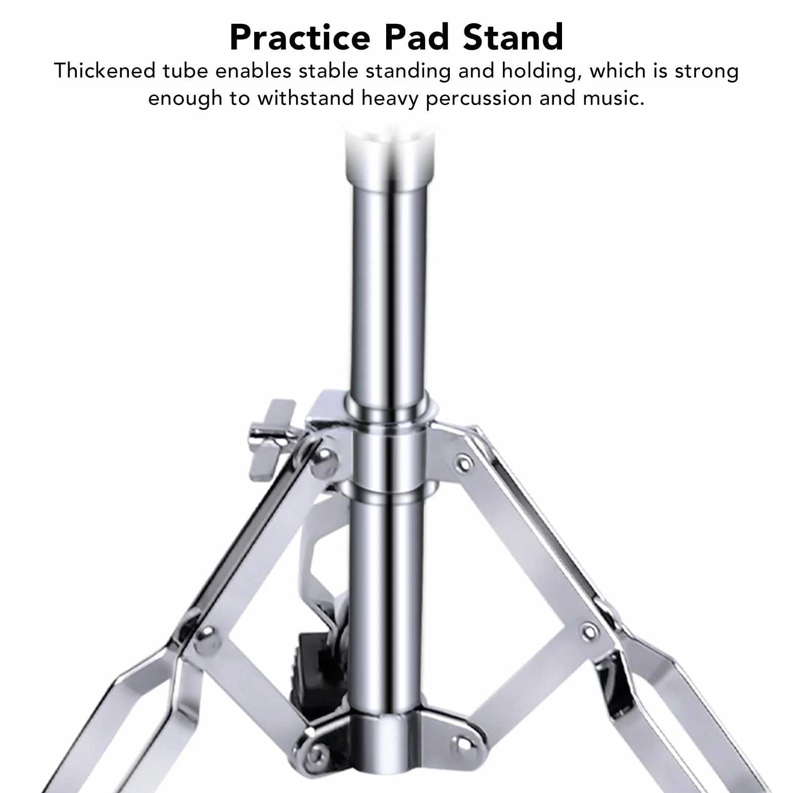 Soporte Universal para Caja, Trípode de doble refuerzo, soporte ligero de doble refuerzo, para principiantes de tambor Estabilidad Y Adaptabilidad Mejoradas(Astilla)