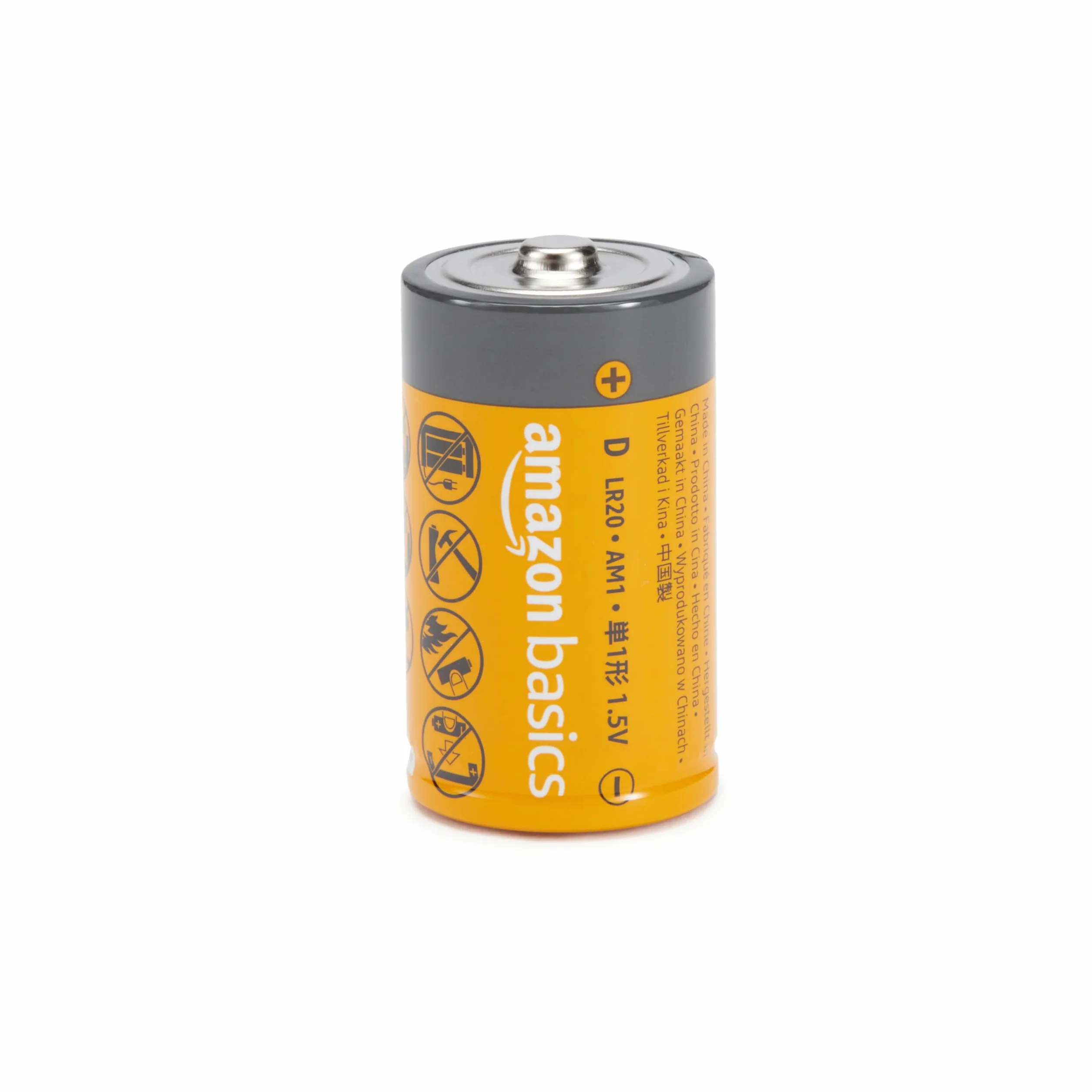 Amazon Basics Pilas Alcalinas D 1.5V Paquete 12 Unidades