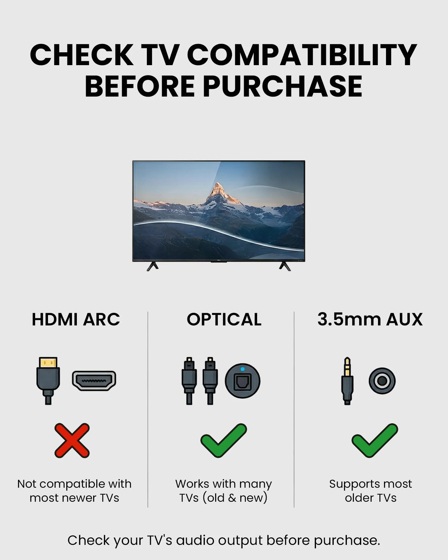 Avantree Audikast 3 - Transmisor Bluetooth 5.3 para TV con Puerto de Salida de Audio óptico o AUX, aptX-Adaptive, Conexión Dual para 2 Auriculares y Alcance de 30 Metros