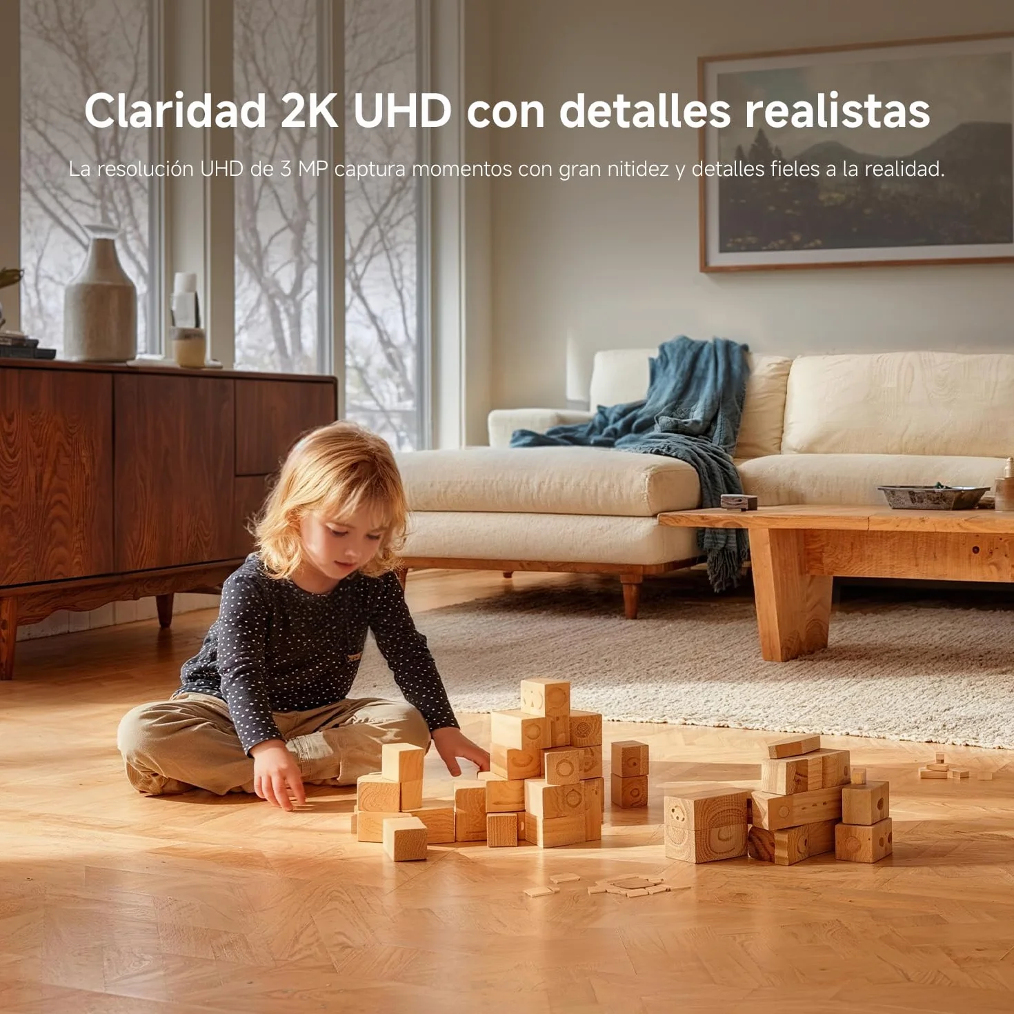 Xiaomi C302 Cámara Vigilancia WiFi Interior 2K 3MP 360° Visión Nocturna Starlight Audio Bidireccional Wi-Fi 6
