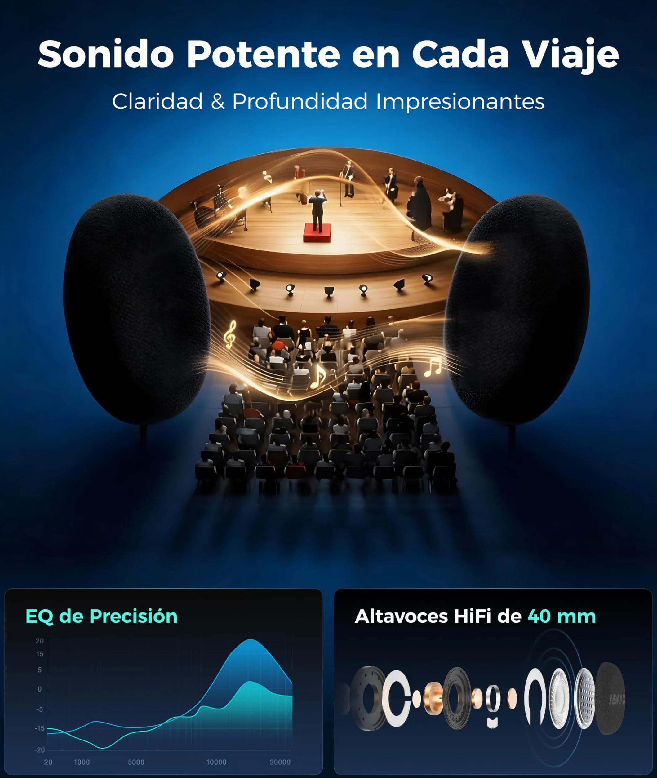 ASMAX Intercomunicador Casco Moto Bluetooth 10 Vías Mesh, Control de Voz Español, Carga Rápida, ENC Cancelación Ruido