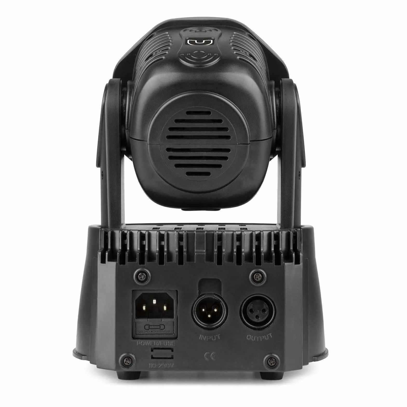 Fuzzix MHC706 juego 2 cabezas móviles LED RGBW con bolsa, 7 LED por unidad, haz 19°, modos DMX/auto/sonido, luces efecto wash compactas para DJ, fiestas o eventos