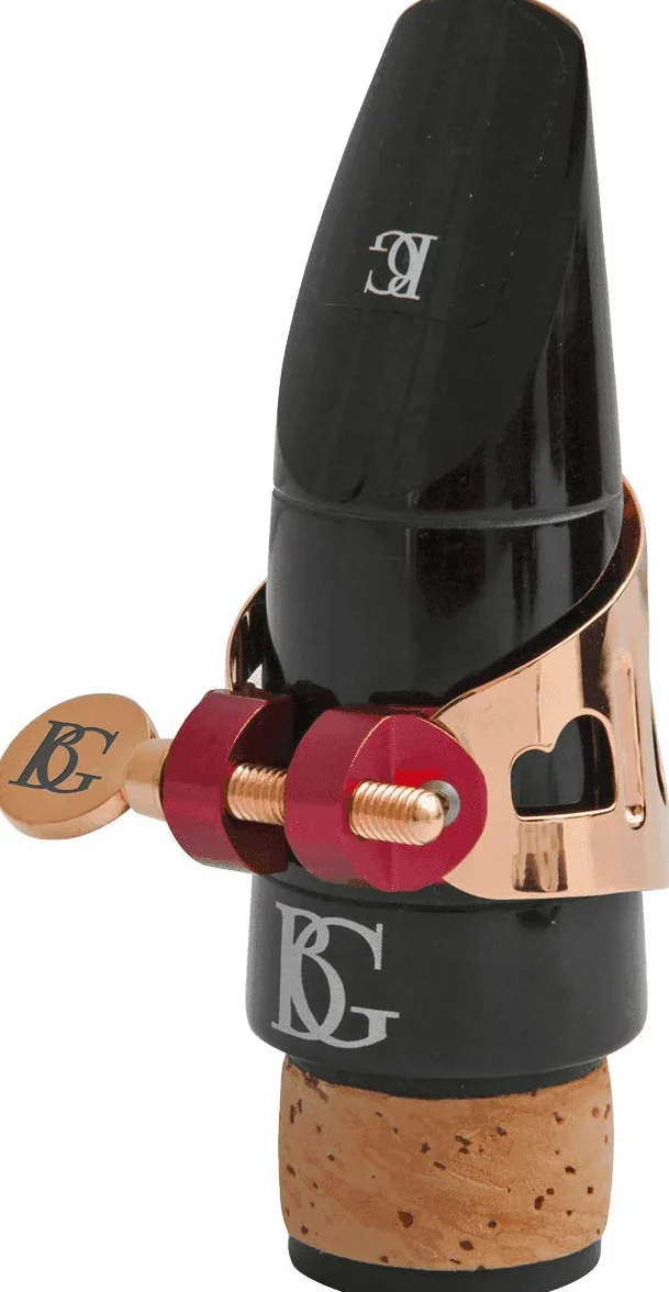 BG Ligadura Duo bañada en oro rosa - clarinete Sib y saxofón alto