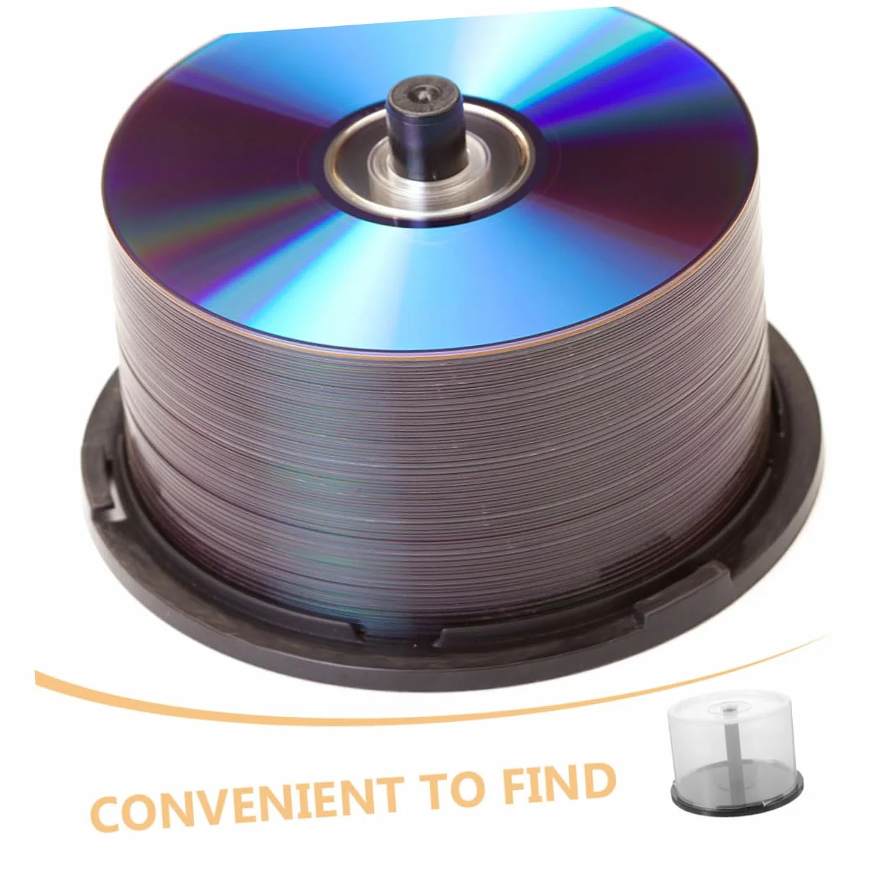 BESTOYARD Organizador De Cds y Dvds Compacto 3 Piezas Para 50 Discos, Caja De Almacenamiento De Plástico Transparente, Diseño Apilable y Portátil Para Uso Coche y Hogar