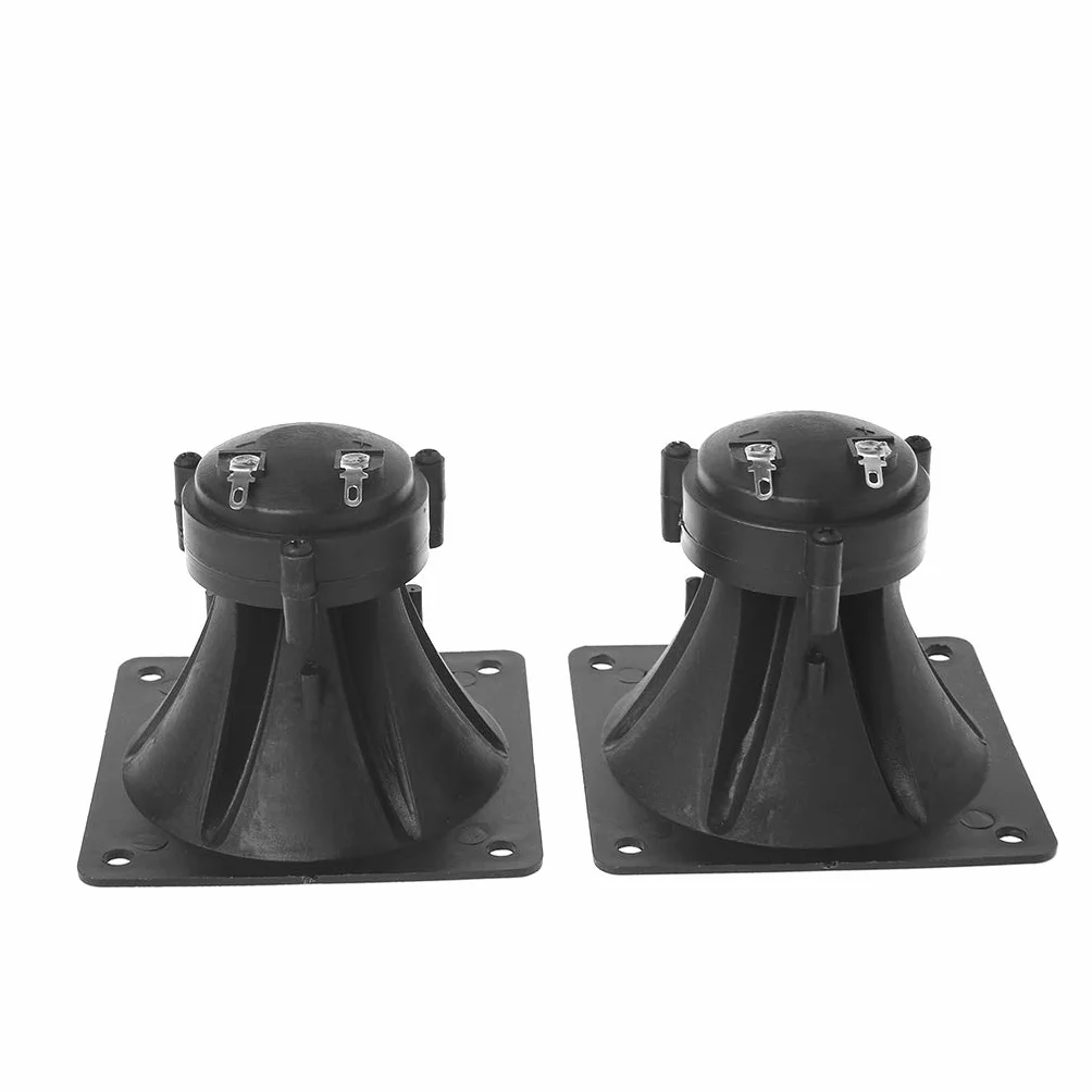 Altavoces de Tweeter Cuadrados Piezoeléctricos 85mm 3.35 Pulgadas Bocina de Potencia Negra