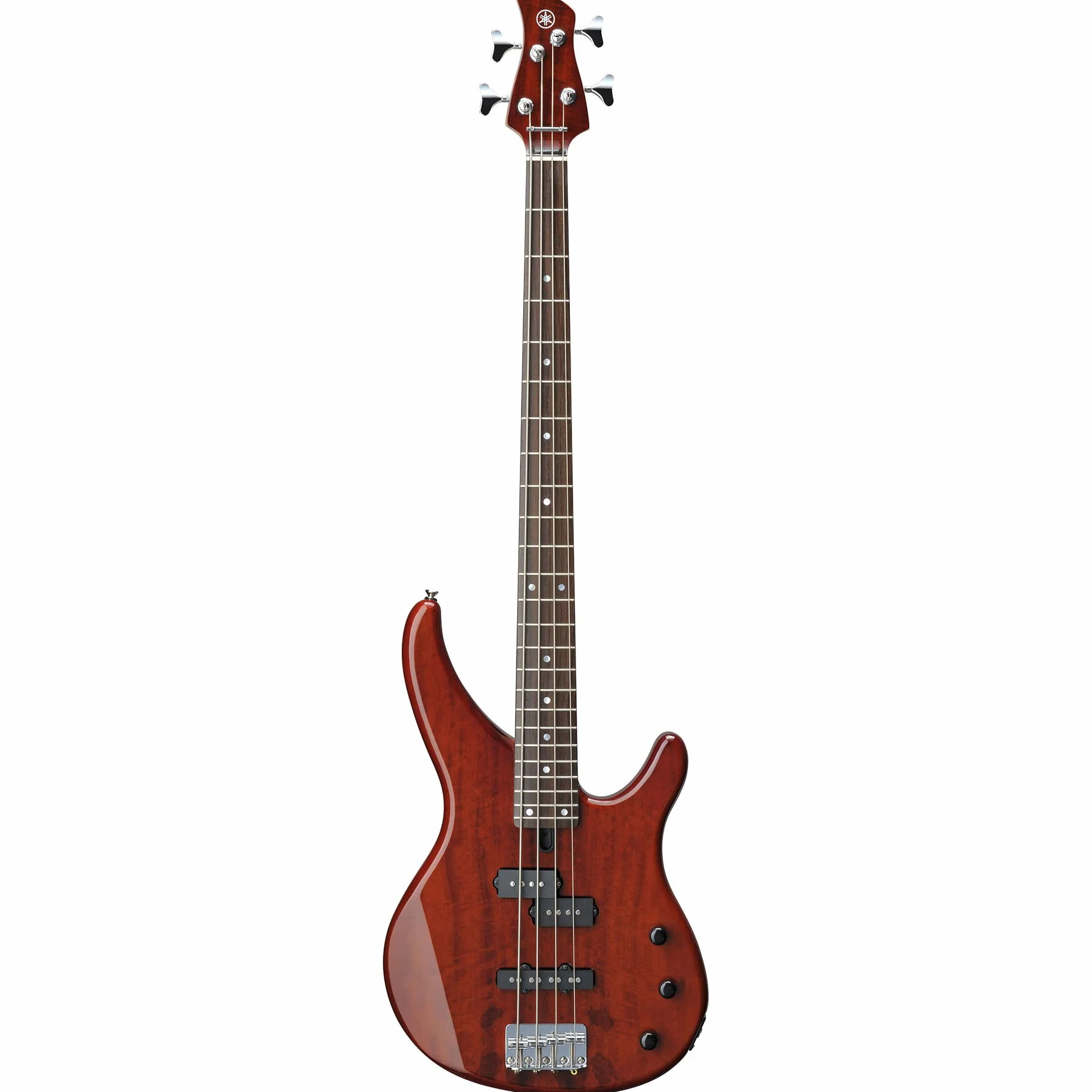 YAMAHA TRBX174EW Guitarra eléctrica, 4 Strings, 1.6 cm, medium, 2.1 cm, 2.44 cm, 4 cm, Marrón (Root Beer)