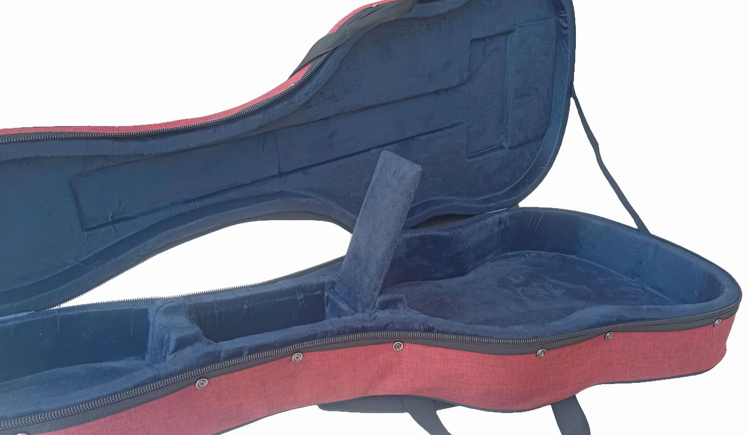 cibeles Estuche Guitarra Clásica Flamenca Foam con Nueva Forma (Rojo)