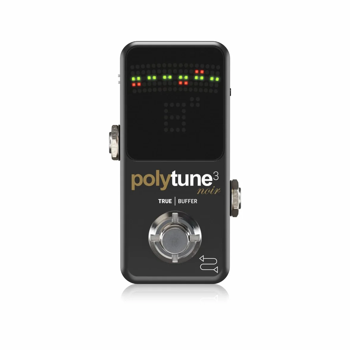 TC Electronic POLYTUNE 3 NOIR Tiny Polyphonic Tuner con múltiples modos de afinación y BONAFIDE BUFFER incorporado