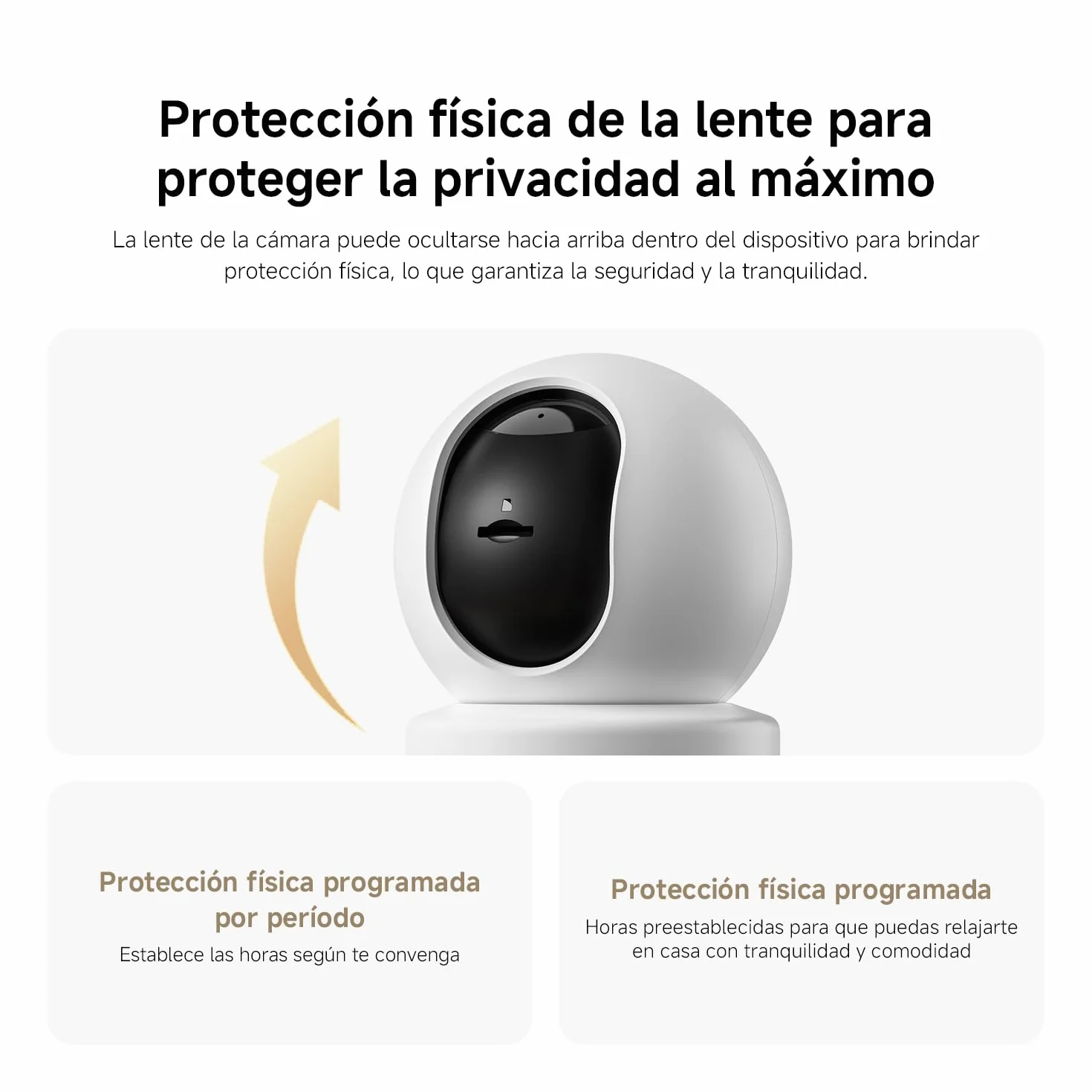 Xiaomi C302 Cámara Vigilancia WiFi Interior 2K 3MP 360° Visión Nocturna Starlight Audio Bidireccional Wi-Fi 6