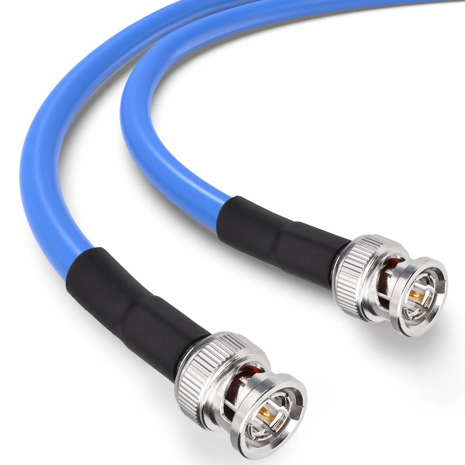 Superbat Cable SDI BNC 3G/6G/12G 1m, Cable 75 Ohm RG6 de Video SDI Macho a Macho Doble Blindaje para Cámara Transmisión Monitor CCTV Convertidor SDI Compatible con 4K/8K/12G-SDI (Dual Link)