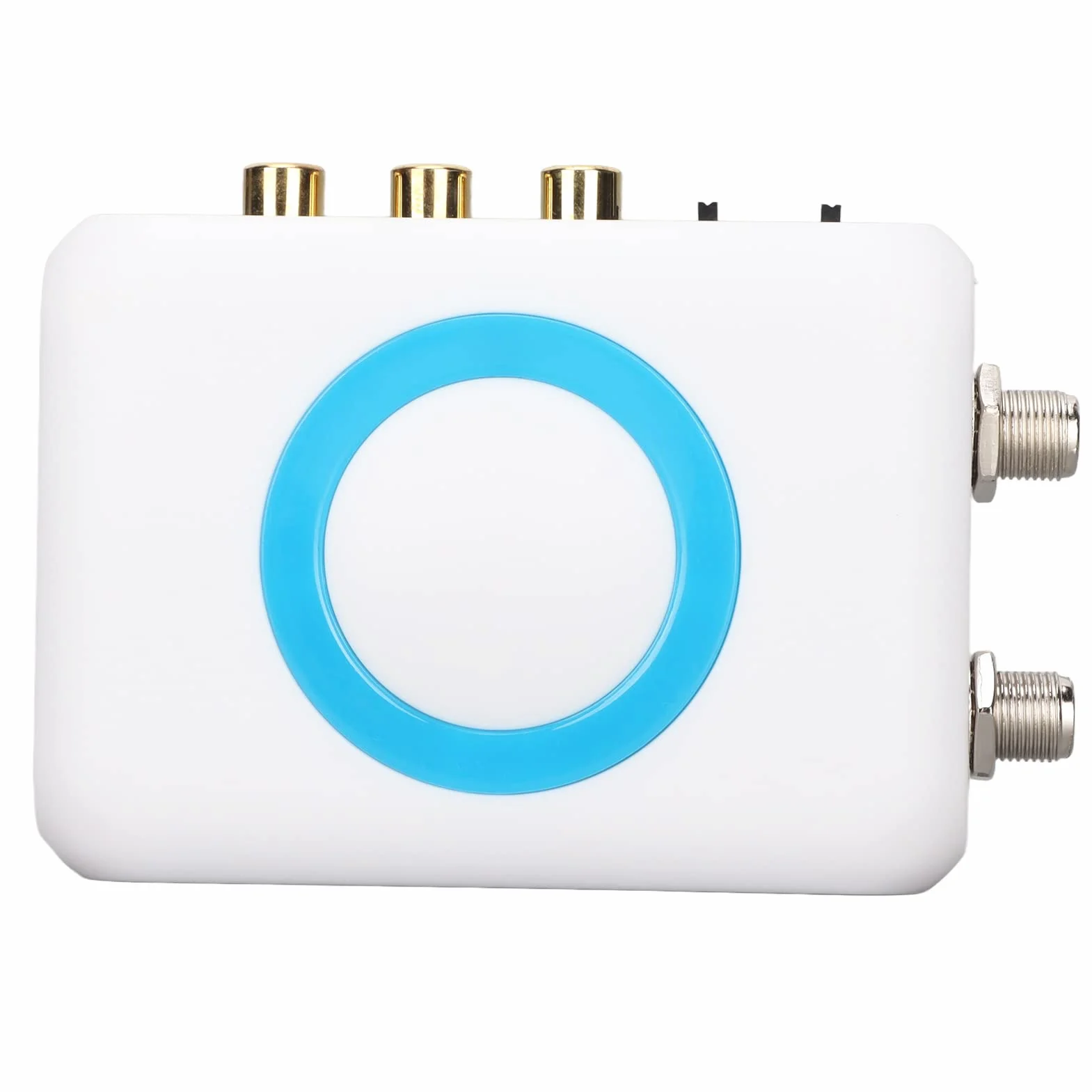 PUSOKEI Modulador RF Convertidor HDMI a RF, NTSC PAL TV CATV Modulador, Entrada HD A/V F Hembra Salida RF VHF Demodulador Convertidor para CATV Doméstico