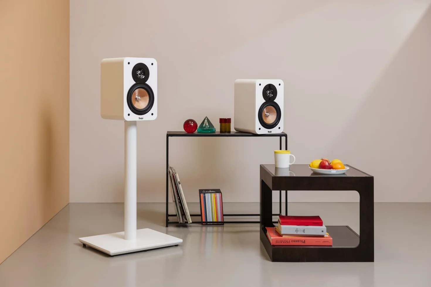 Teufel Ultima 20 KOMBO 2 - Canal HiFi estéreo compacto con CD, Bluetooth, USB, Radio Digital Dab+, Radio FM, Streaming Musical, Bass Reflex (blanco)