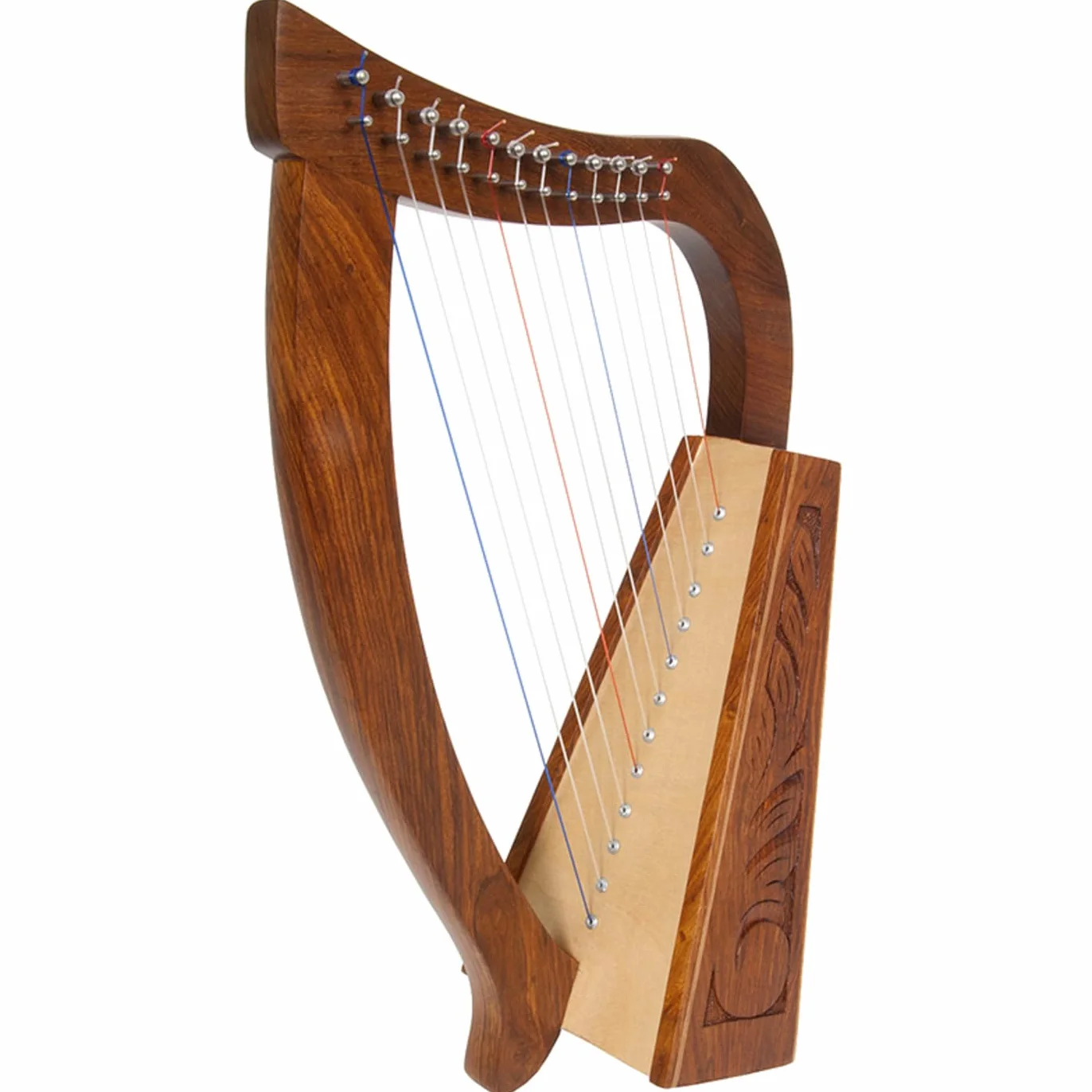 Uzman - Arpa celta de 12 cuerdas - Incluye llave de afinación, cuerdas de repuesto - Arpa de bebé ideal para principiantes - Arpa para principiantes - Arpa para niños - Hecho a mano