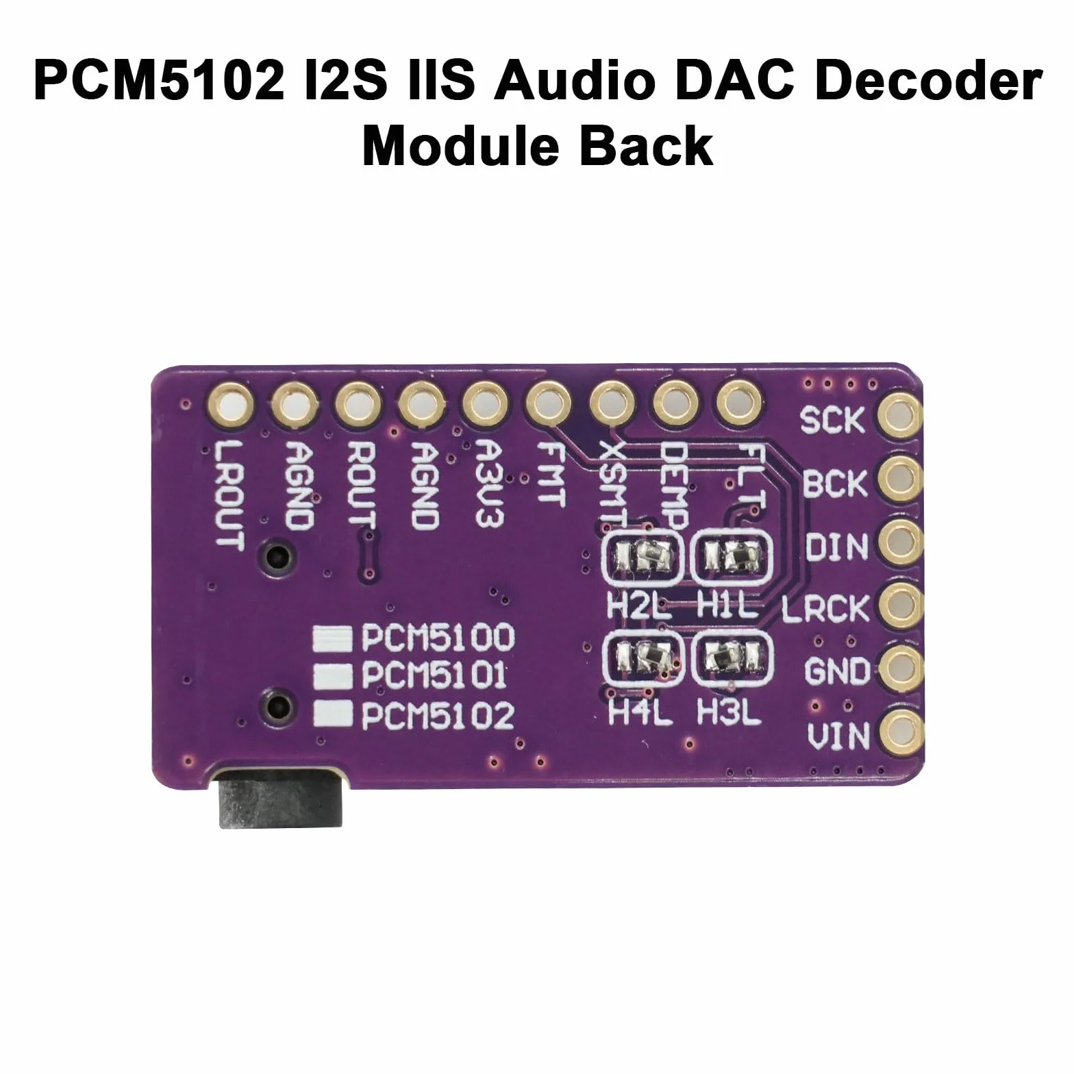 AYWHP PCM5102 DAC I2S IIS Convertidor Digital a Analógico Módulo Estéreo 3 PCS