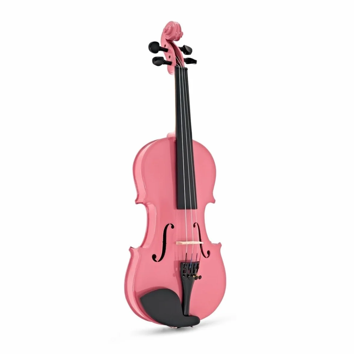 Violín rosa tamaño 1/2 con arco y estuche para niños de 7 a 10 años de Gear4music