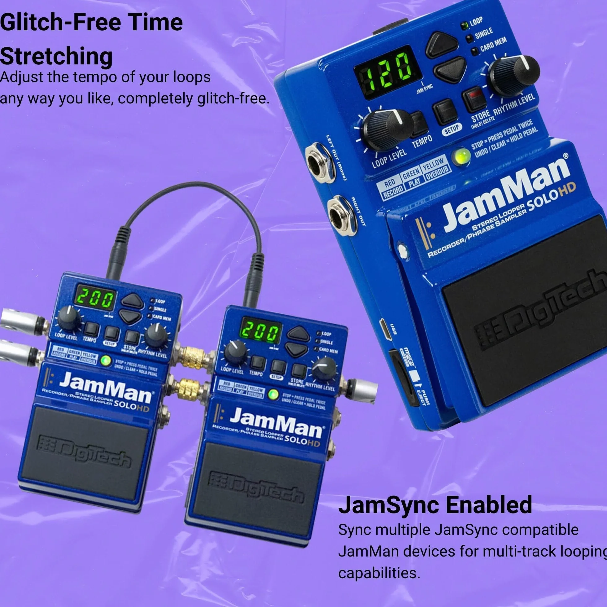 DigiTech JamMan Solo HD Stereo Looper Pedal
