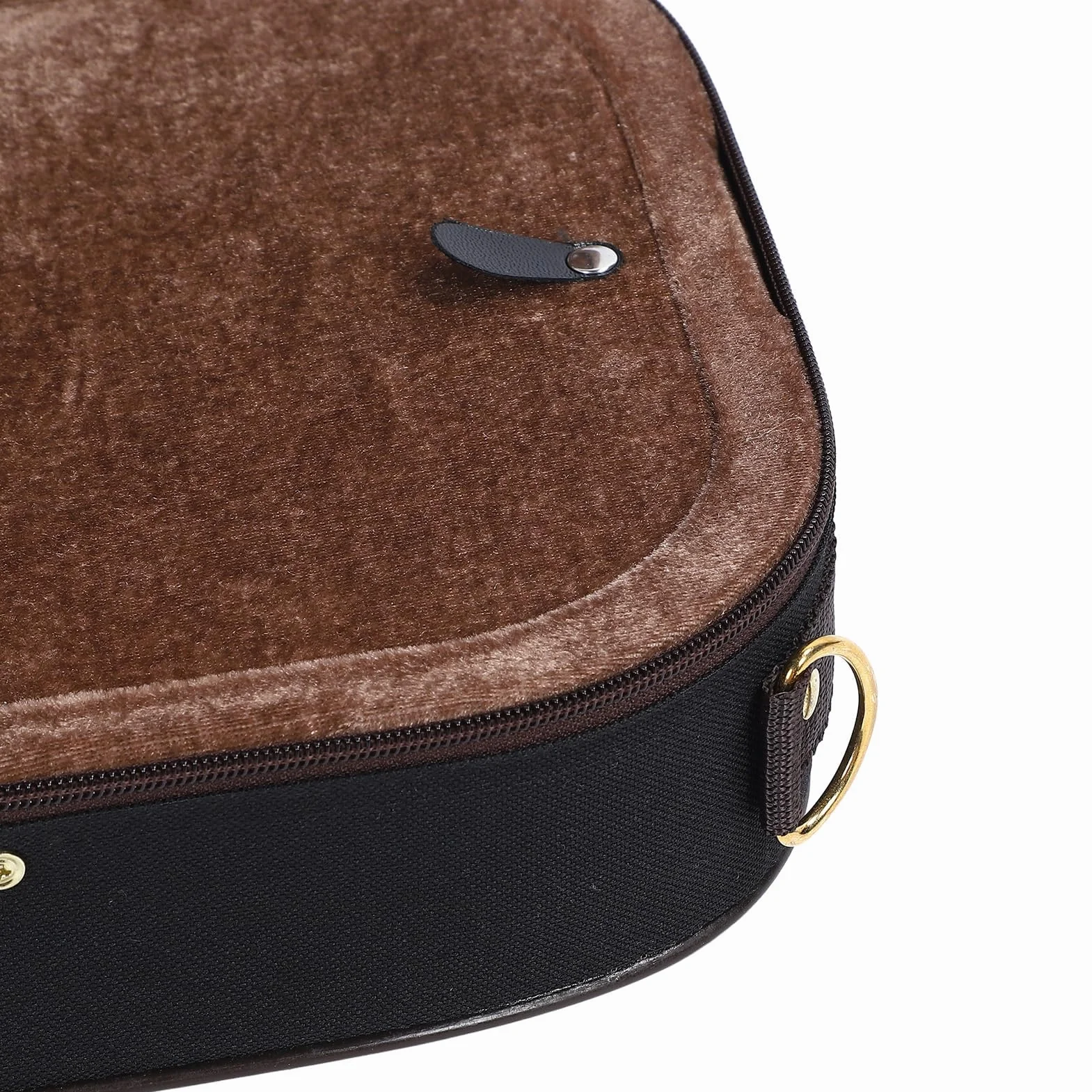Caja de Violín de Tamaño 4/4 con Higrómetro Estuche de Violín de Carcasa Dura Mochila Estuche de Protección de Instrumentos Musicales de Tela Oxford