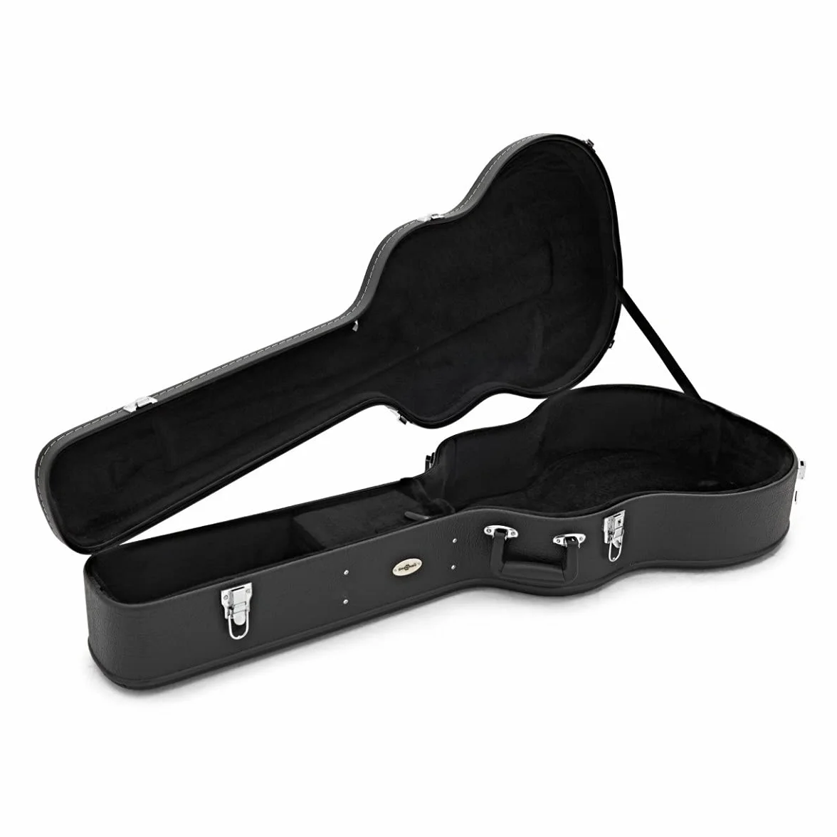 Funda Rígida para Guitarras Acústicas - Bloqueable con Forro de Felpa
