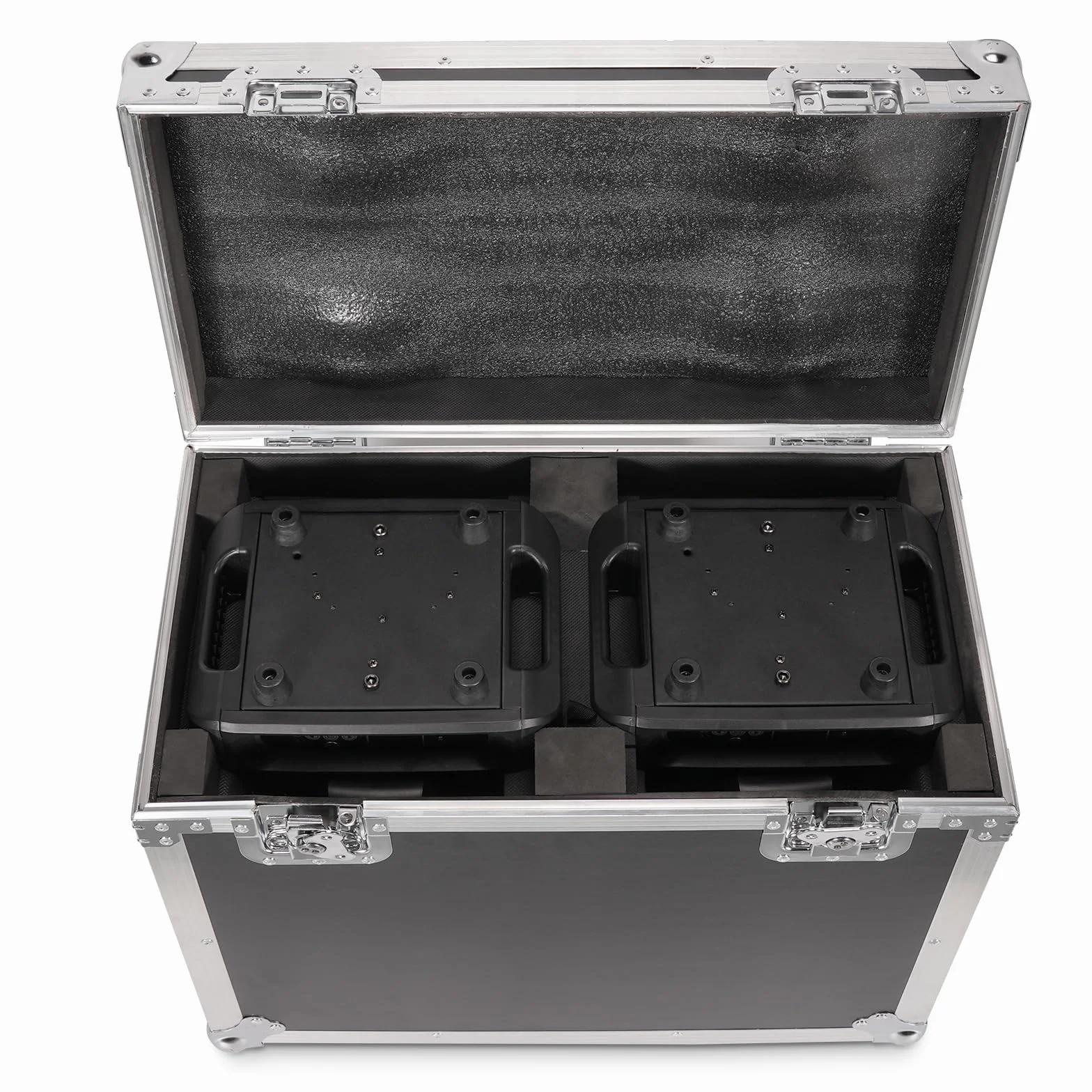 61 * 33.5 * 61cm Flight case puede cargar 2 piezas de cabeza móvil LED luces de escenario, fácil de almacenar y transportar y proteger las luces de fiesta