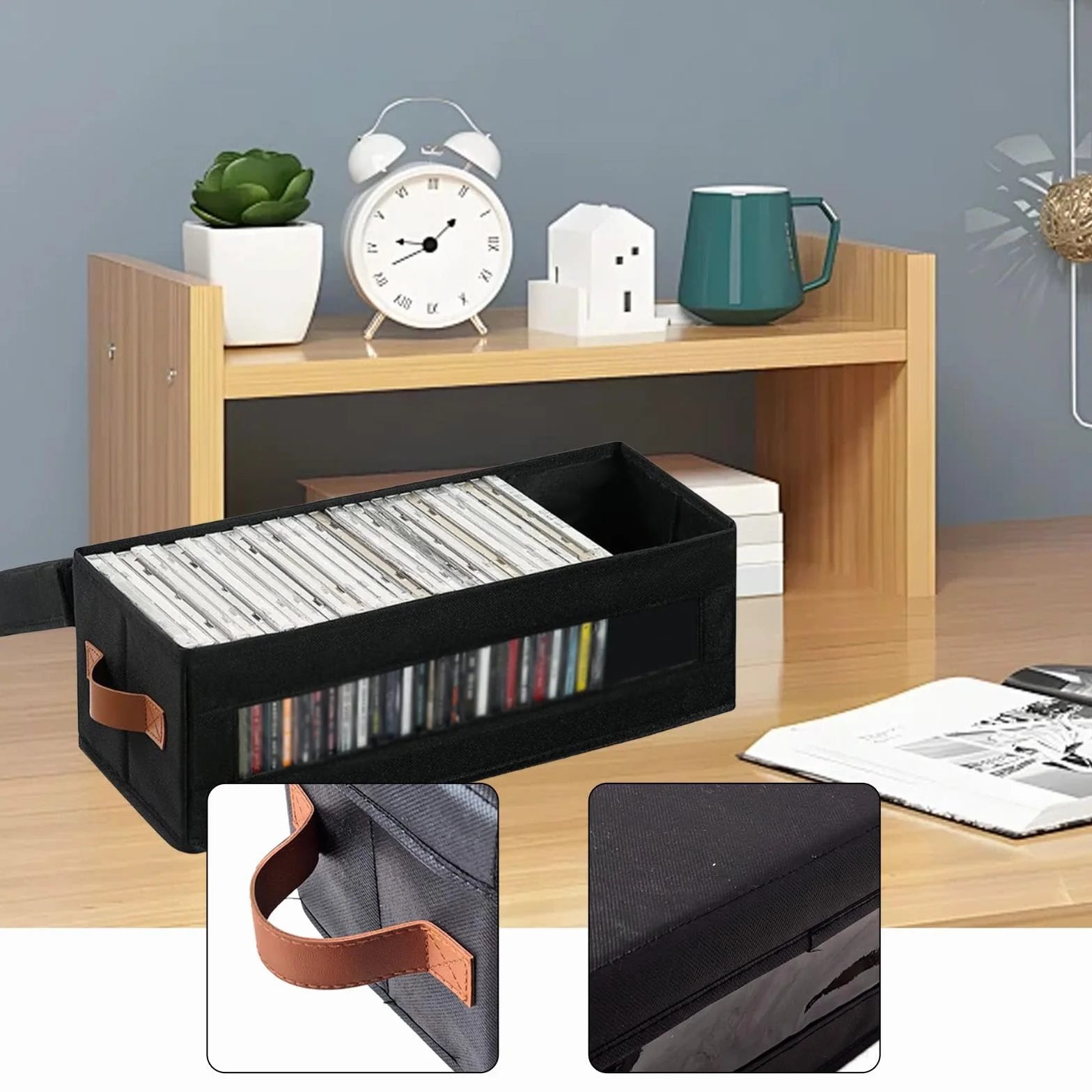 Caja organizadora para CD, Discos de Videojuegos y DVD.