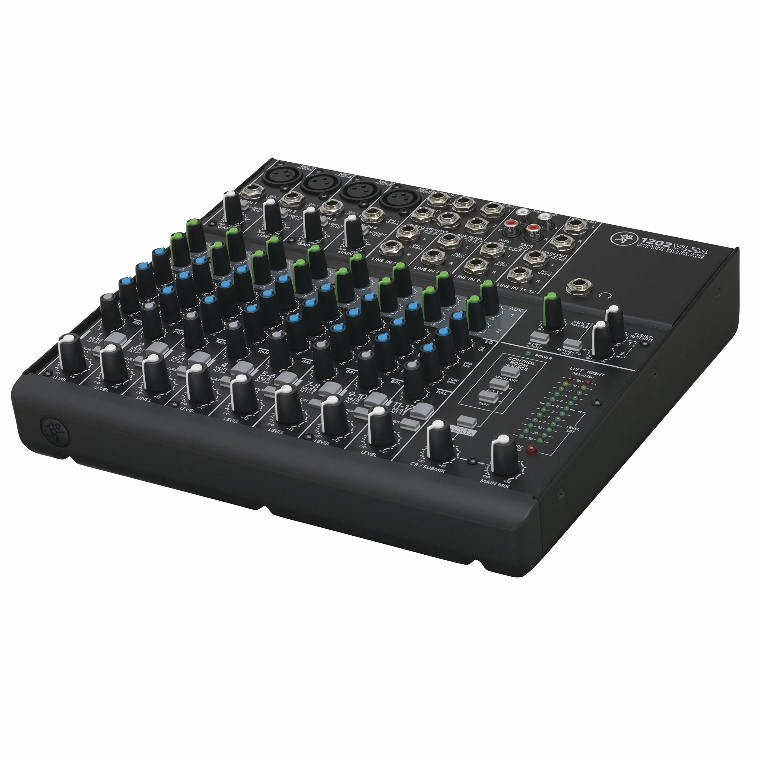 MACKIE 1202VLZ4 Mezclador Compacto Analógico de 12 Canales Con Legendarios Preamplificadores de Micrófono Onyx