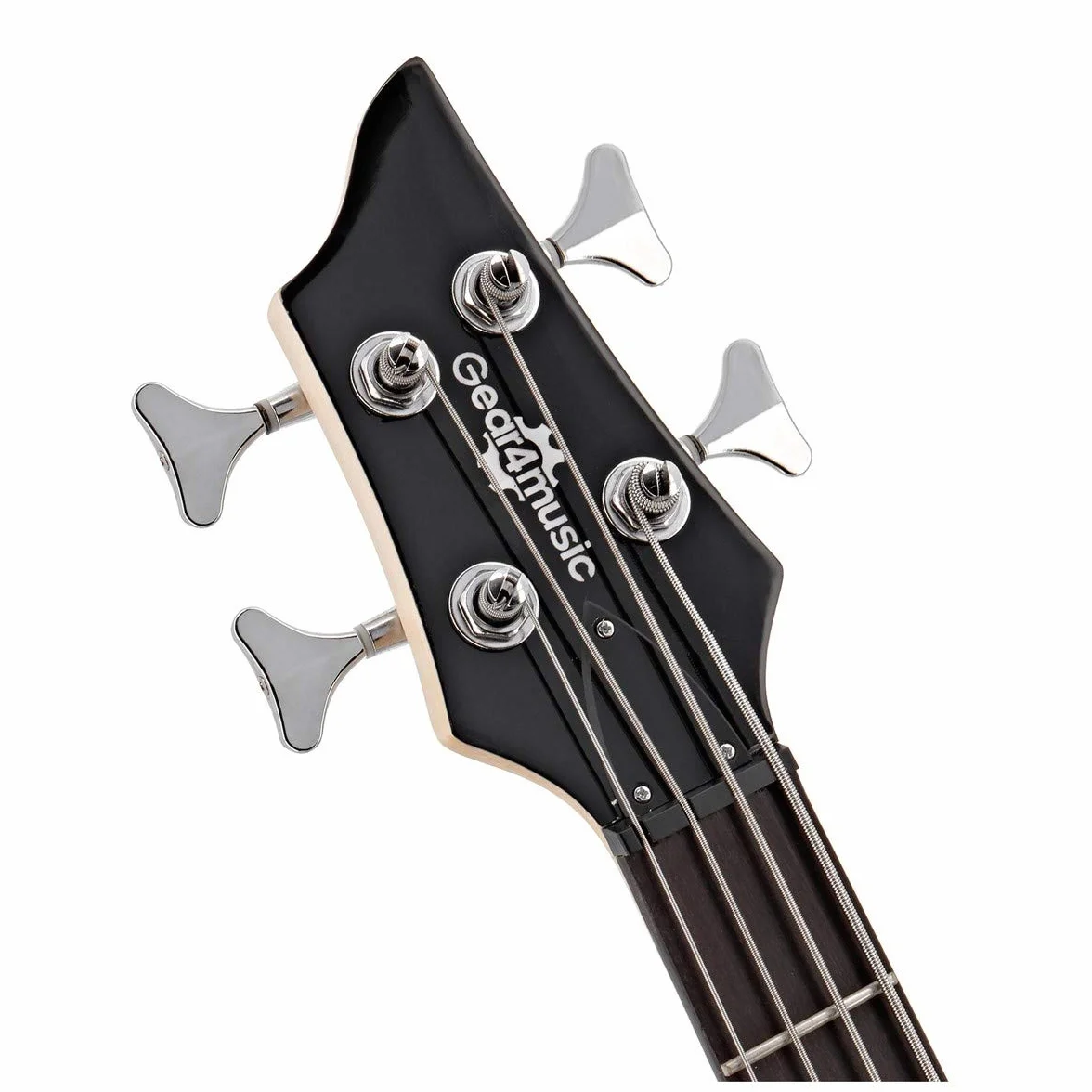 Bajo Zurdo Chicago de Gear4music, Negro