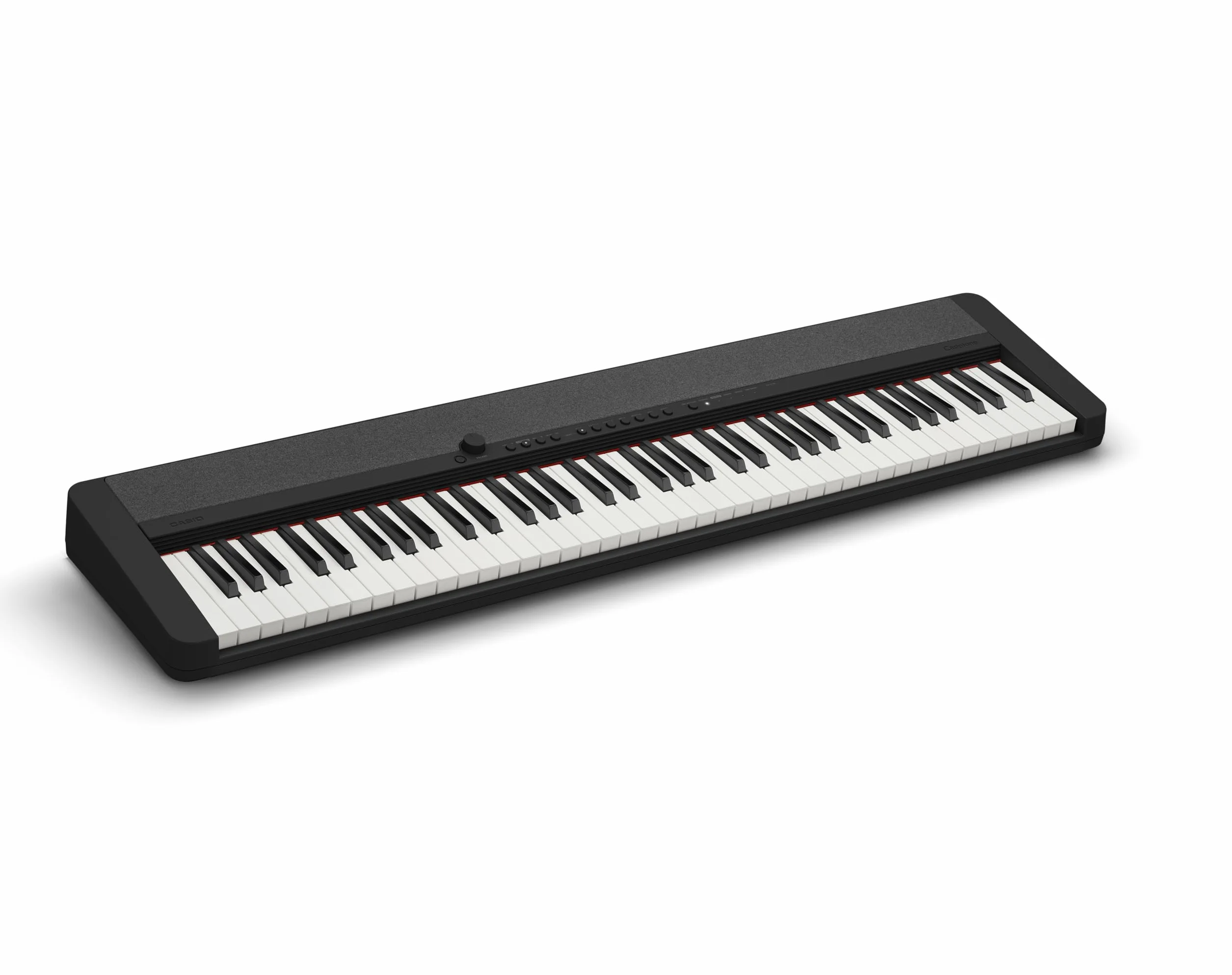 Casio CT-S1-76BK - Teclado de piano con 76 teclas sensibles a la velocidad y 61 tonos en negro