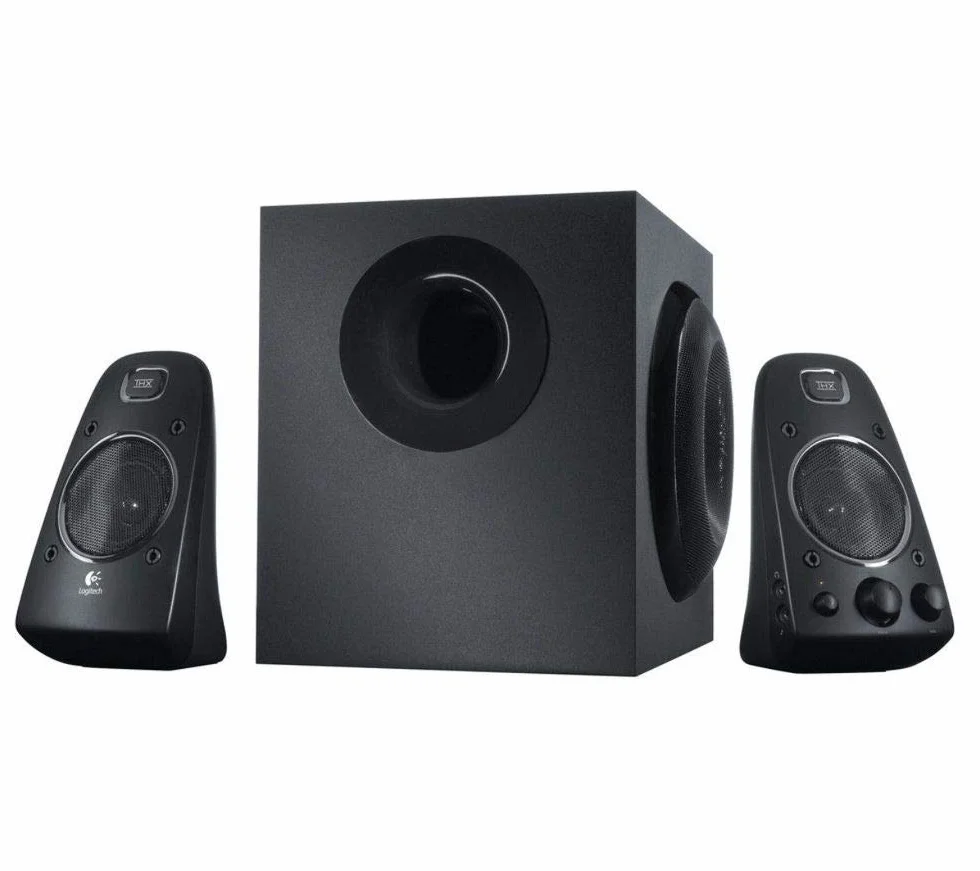Logitech Z623 THX 2.1 Sistema de Altavoces con Subwoofer, 400 Vatios Pico, Graves Potentes, Entradas 3.5 mm/RCA, Enchufe UK