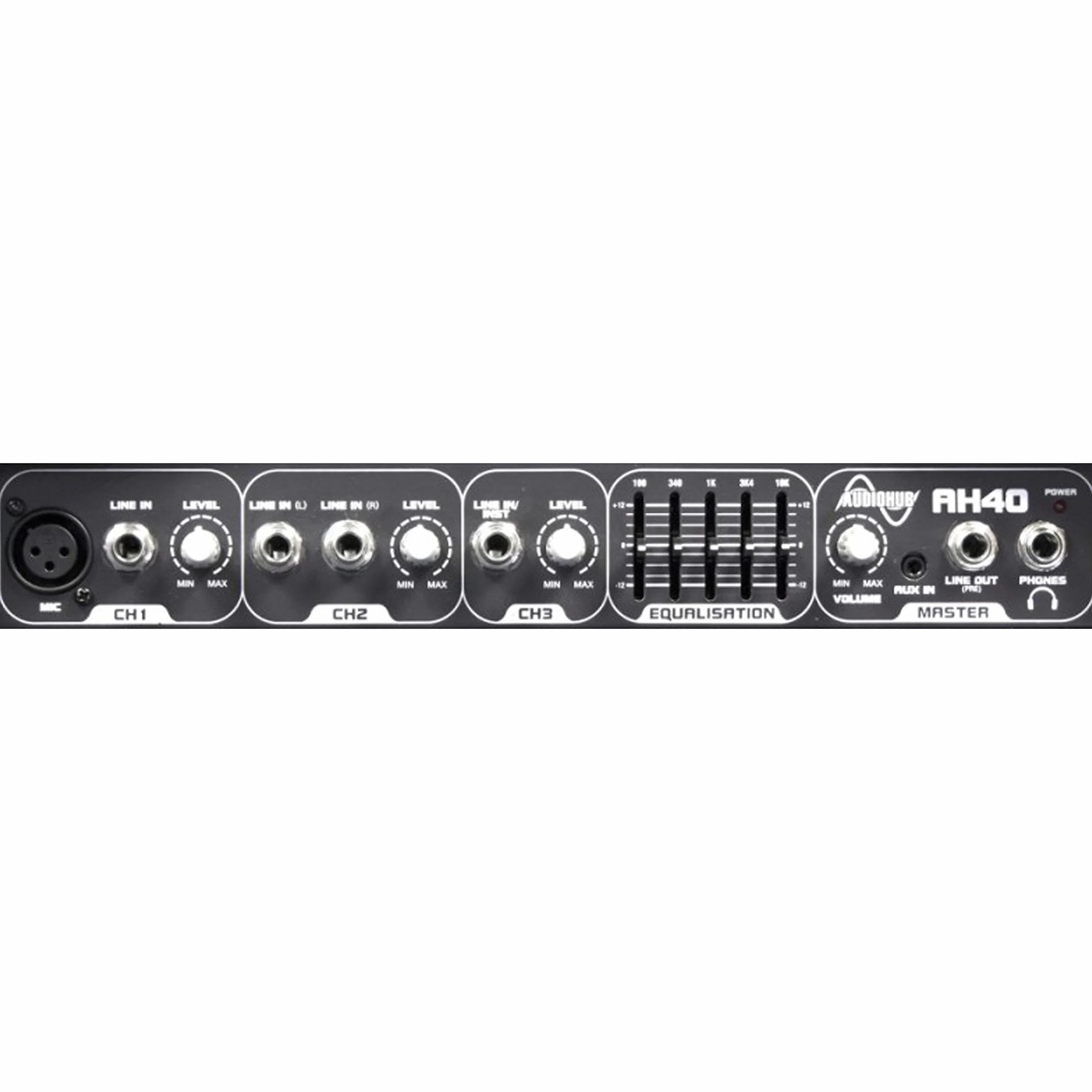 Laney Audiohub Series AH40 - Multi-Input Combo Amp - 40 W - 8 Inch Woofer