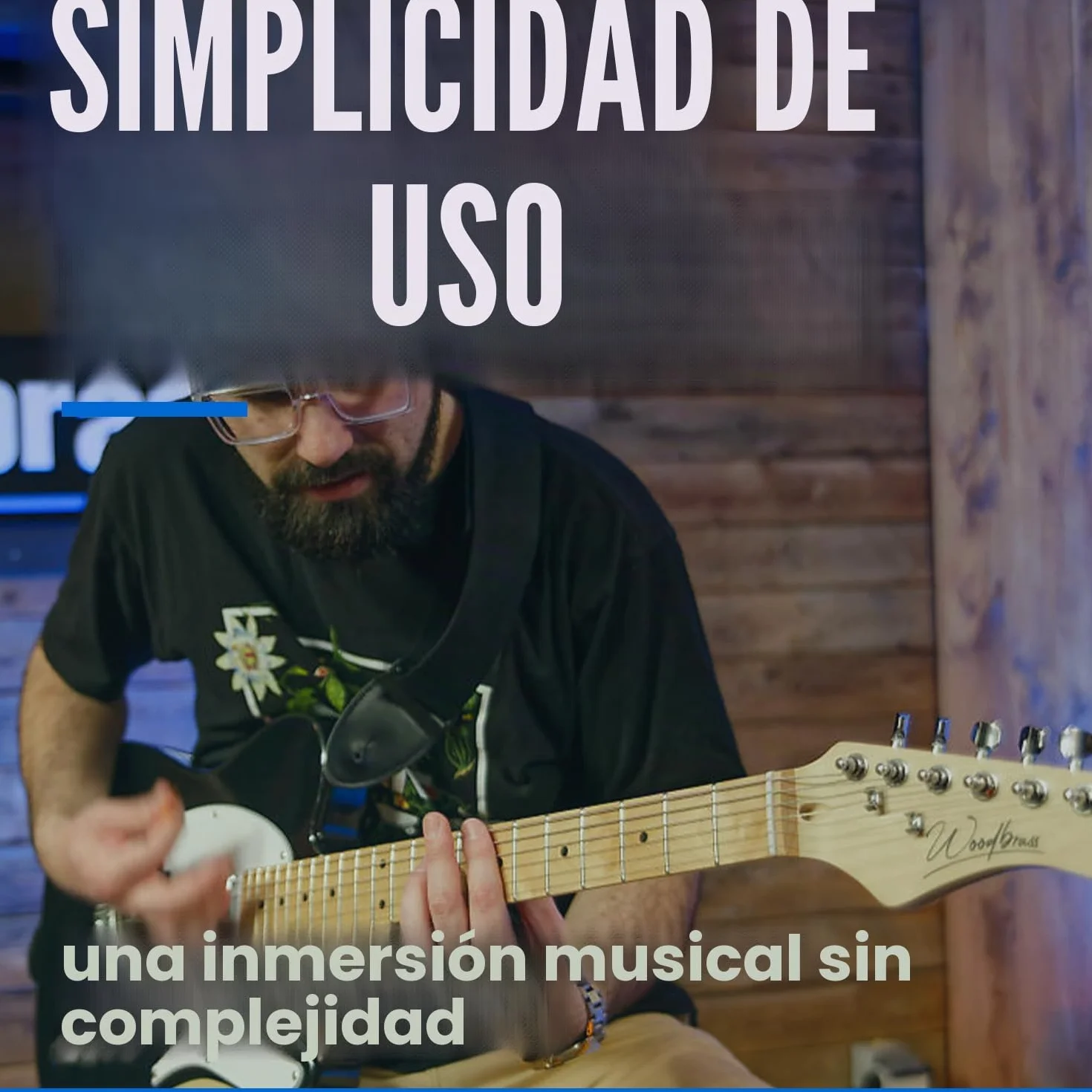 Woodbrass TL100 - Guitarra eléctrica para principiantes, con cuerpo en T de tilo, estilo country, hard, rock