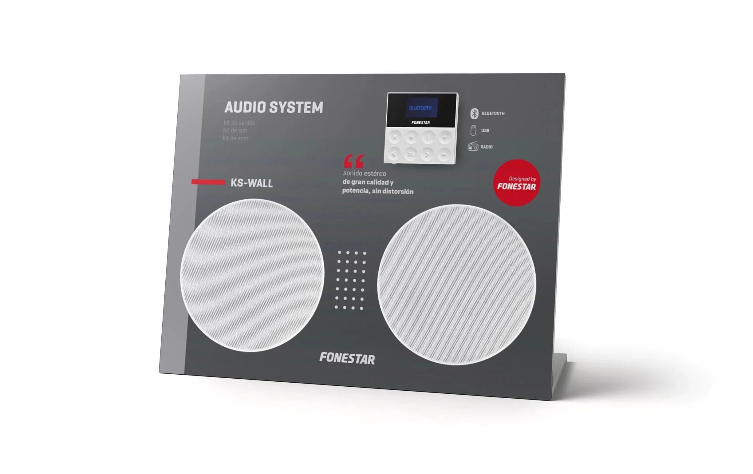 Microcadena de Música FONESTAR KS-Wall