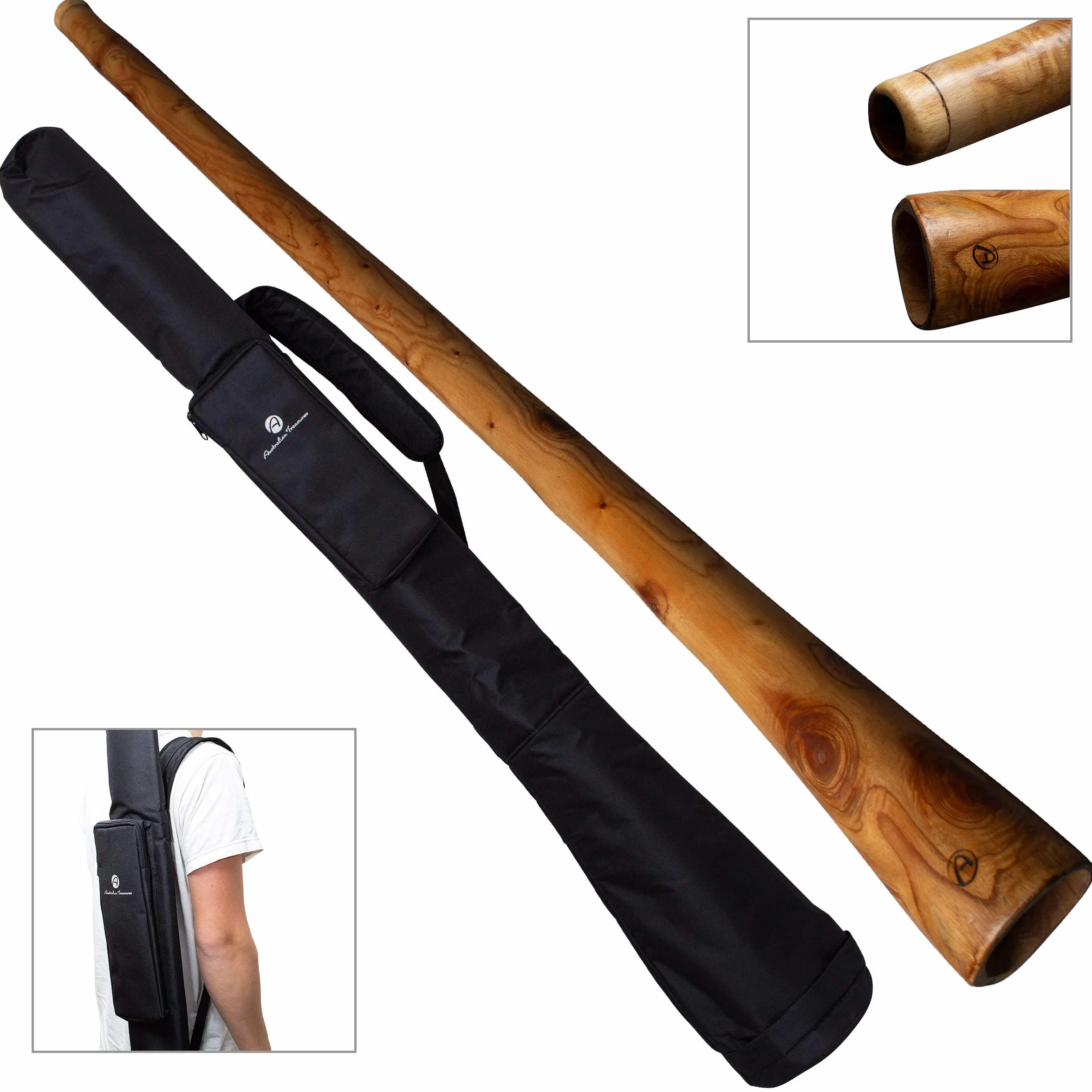 Didgeridoo caoba 150cm incluyendo curso online Didgeridoo y respiración circular