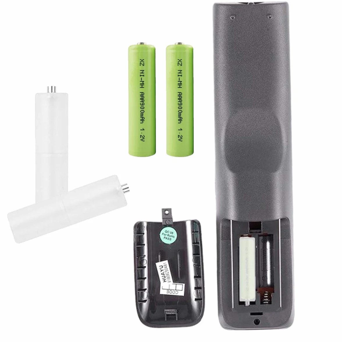 25 Pcs Batería Convertidor AAA a AA Soporte de Batería AAA Battery Holder para Hogar Viajes Aire Libre(50 * 14mm)