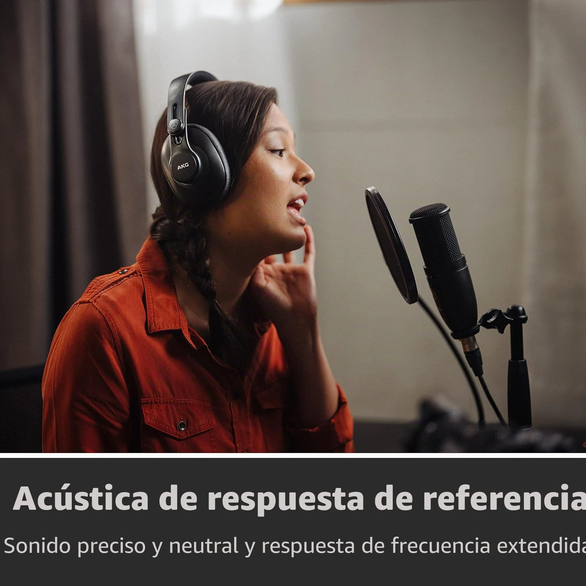 AKG K371 Auriculares de estudio plegables circumaurales cerrados