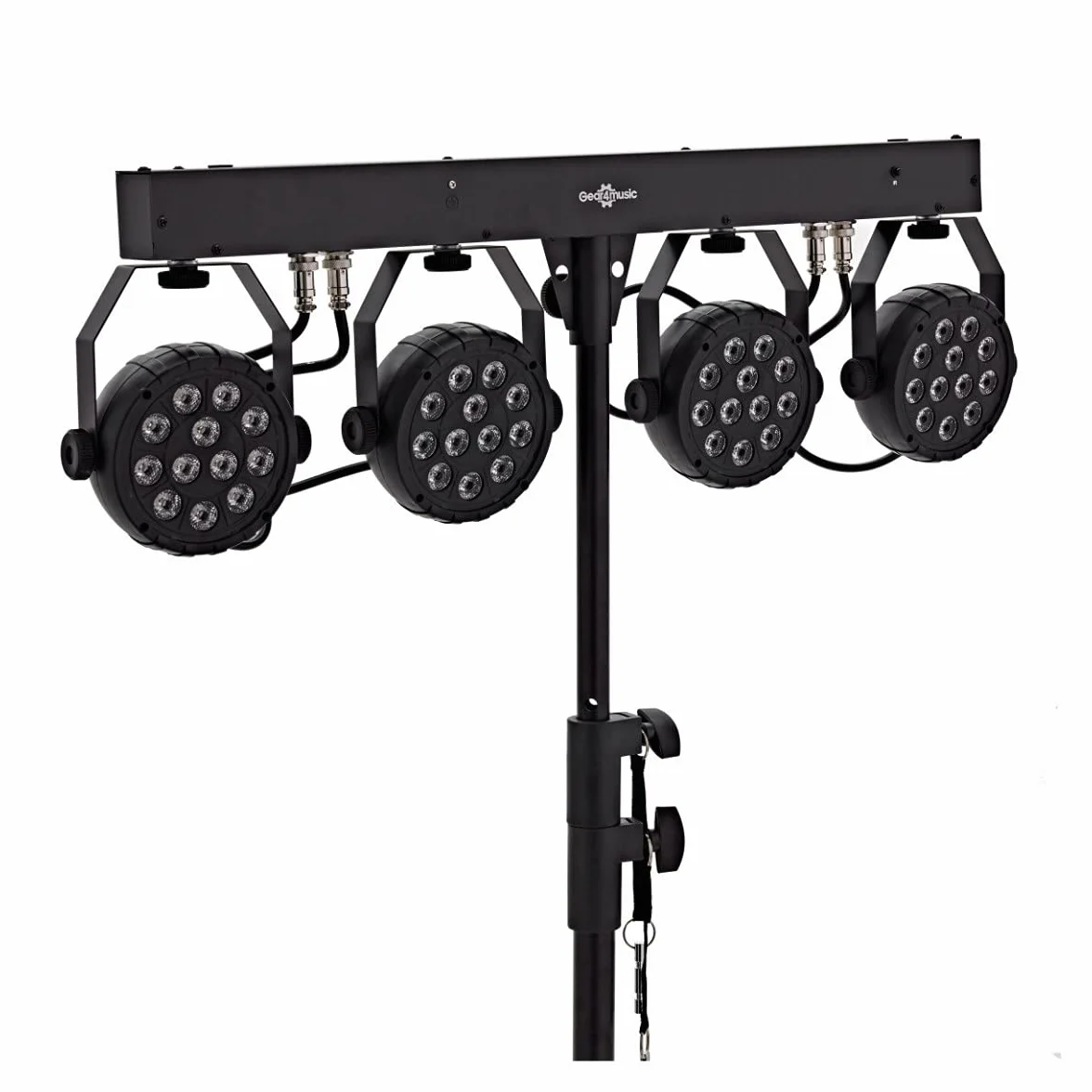 Luces para DJ - Sistema de iluminación de escenario Mini Par Can de Gear4music 48W
