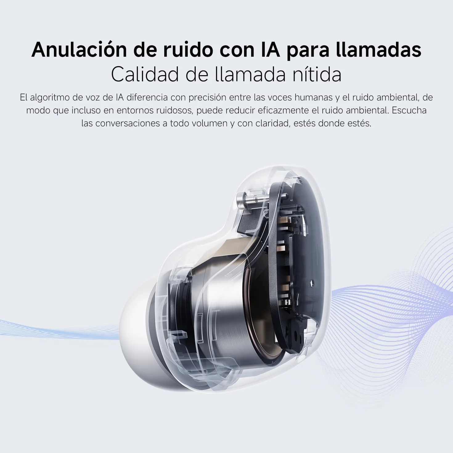 XIAOMI Redmi Buds 6 Play Auriculares inalámbricos Cancelación de Ruido Bluetooth 5.4 Negro