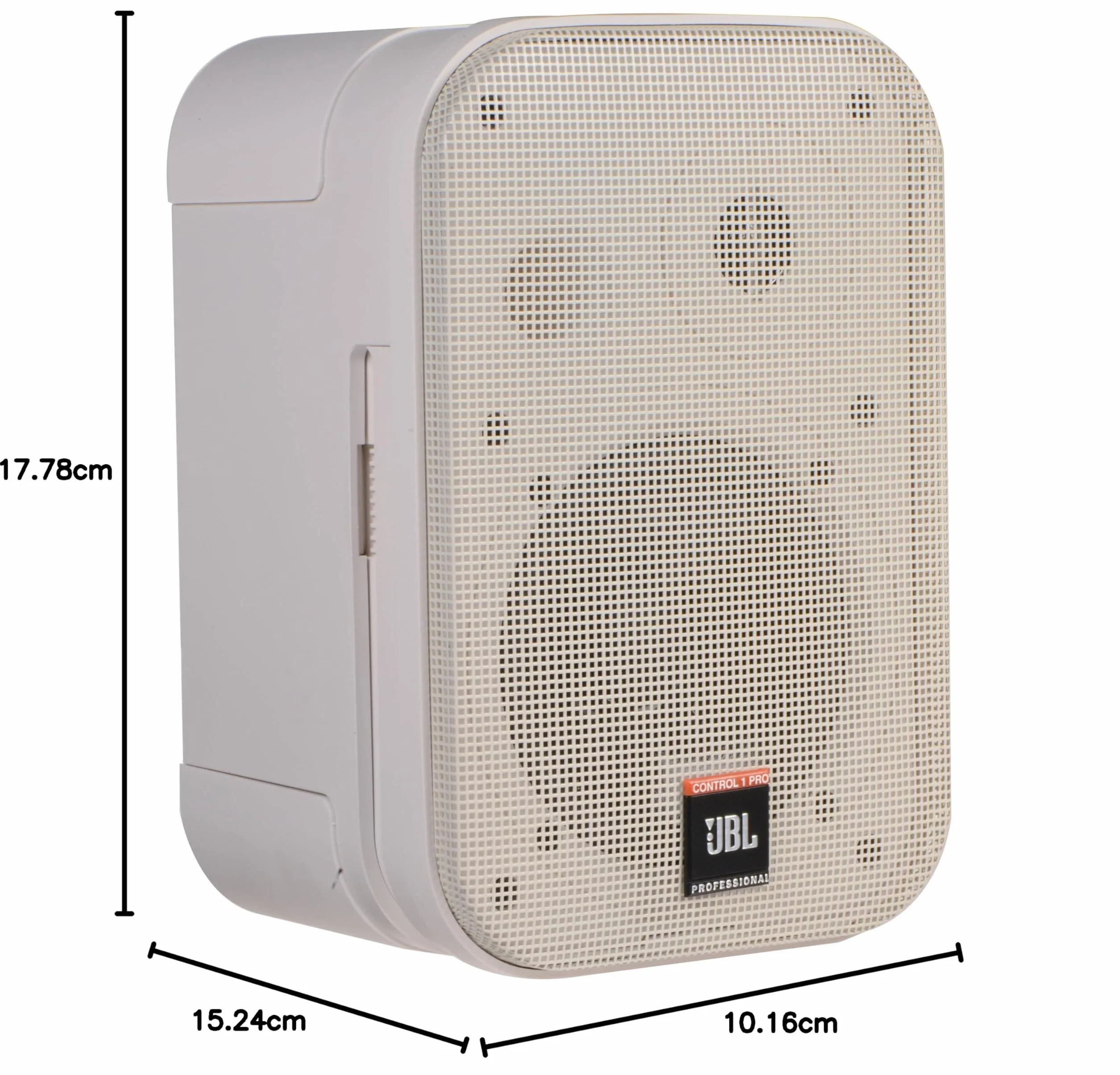 JBL C1PRO-WH - Altavoces de 2 vías (150W, 100 Hz - 18 KHz, 108 dB), Color Blanco