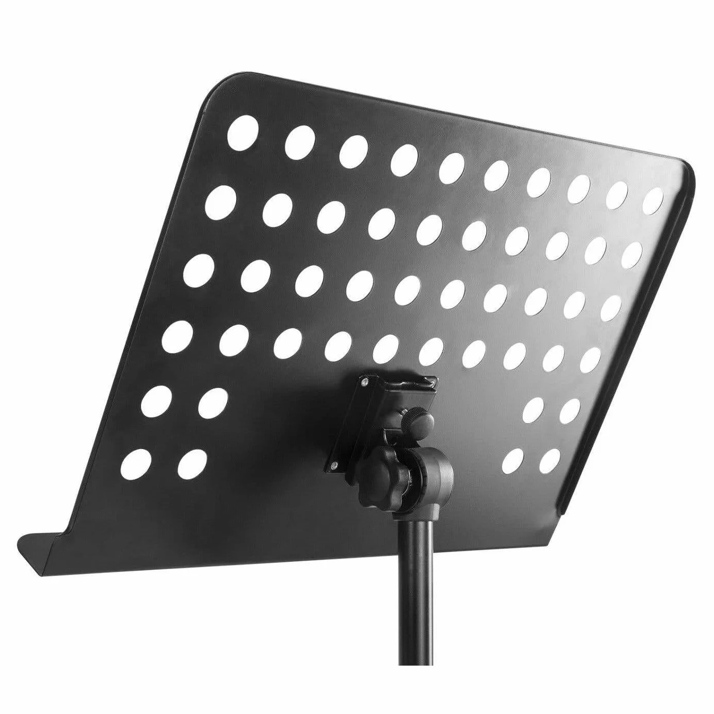 VONYX MSS01 Atril para músicos e interpretes ajustable en altura e inclinación de la bandeja, base de 3 patas, fabricación robusta y ligero, perfecto para músicos e Intérpretes, tamaño grande.
