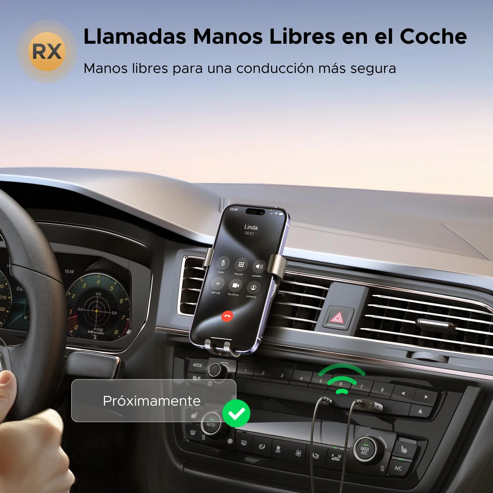 UGREEN Adaptador Jack 3,5 mm Bluetooth 5.4 para TV 2 en 1 Transmisor Receptor Bluetooth con Cable Audio 3,5 mm para TV PC Amplificador Coche Teléfono Altavoces Auriculares Bluetooth