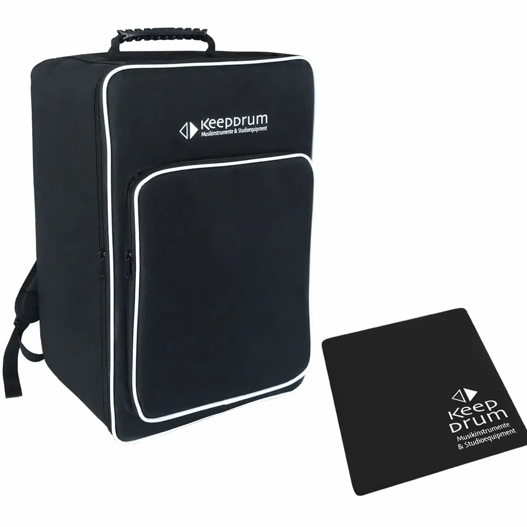 Percussion Zoco 2.0 - Cajón de percusión (incluye funda Keepdrum y almohadilla)