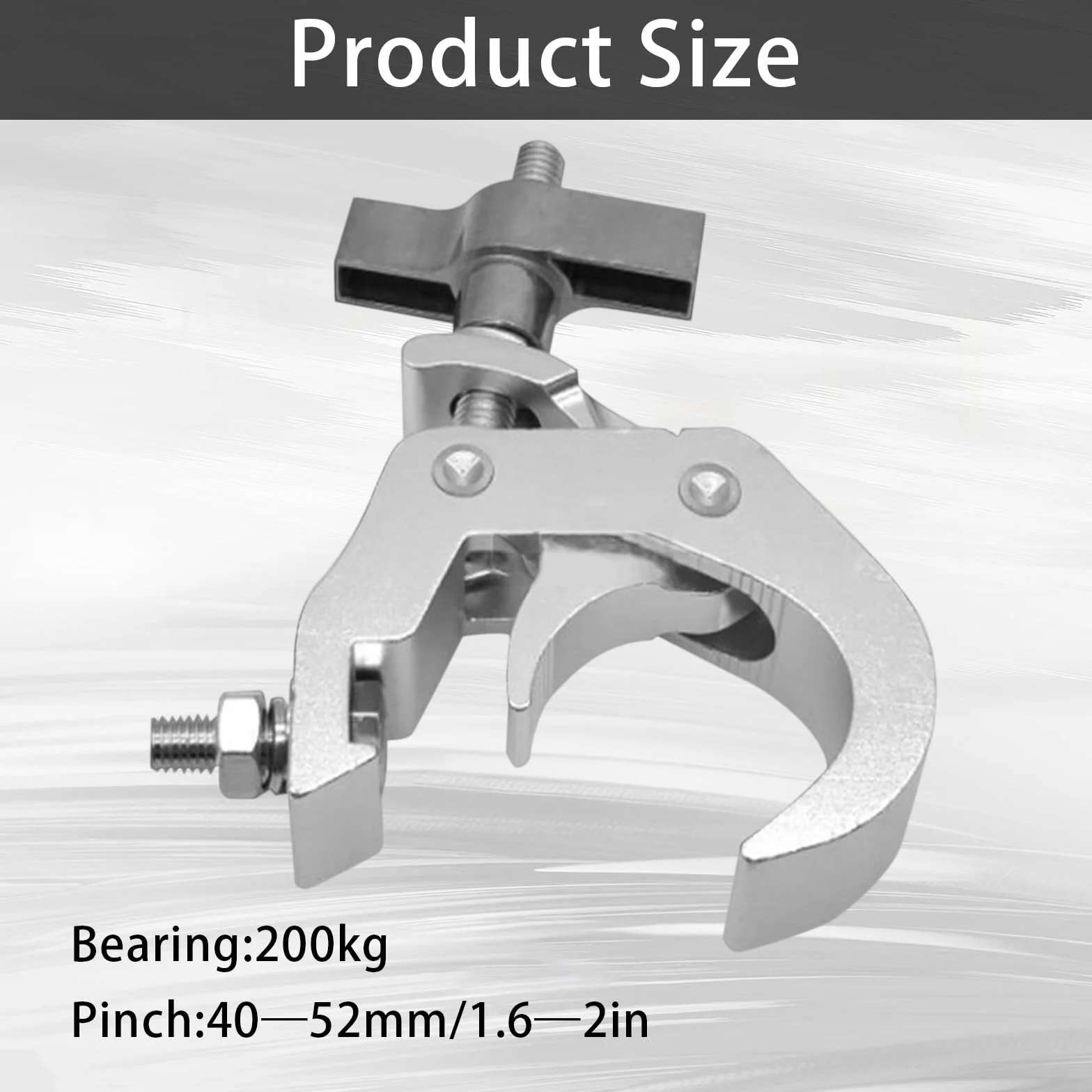 Abrazadera De Armazón Tipo O, 8PCS Soporte De Abrazadera De Armazón De 40-52mm Gancho De Abrazadera De Hebilla Rápida Para Focos Soporte Colgante Para Iluminación De Escenario De Hasta 150kg