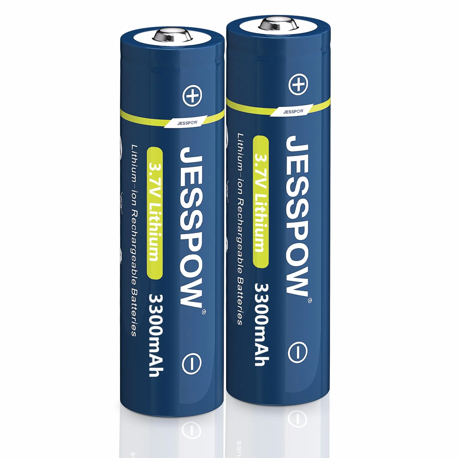 3.7V 3300mAh Bateria Recargable Pilas para Linternas Faros 2PCS