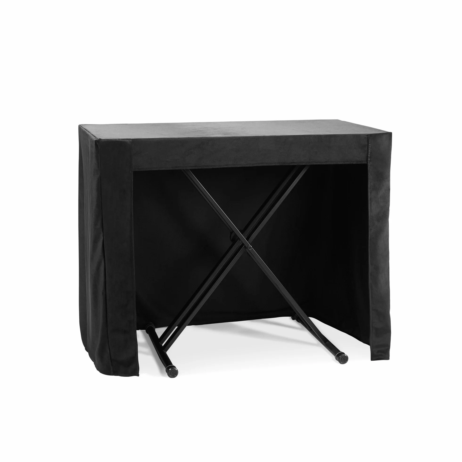 Gravity KSX 2 RD SET 1 Soporte de teclado X-Form doble y mesa de apoyo Set 1