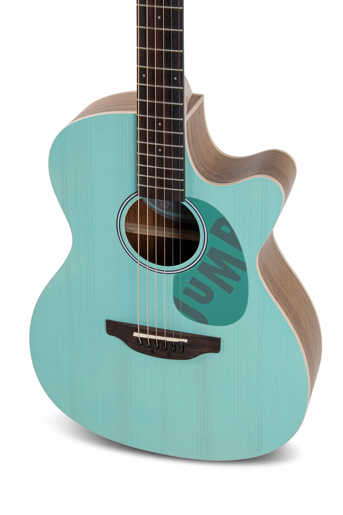 Applause Guitarra acústica eléctrica Jump OM Cutaway Electro Celeste AEO-69-T