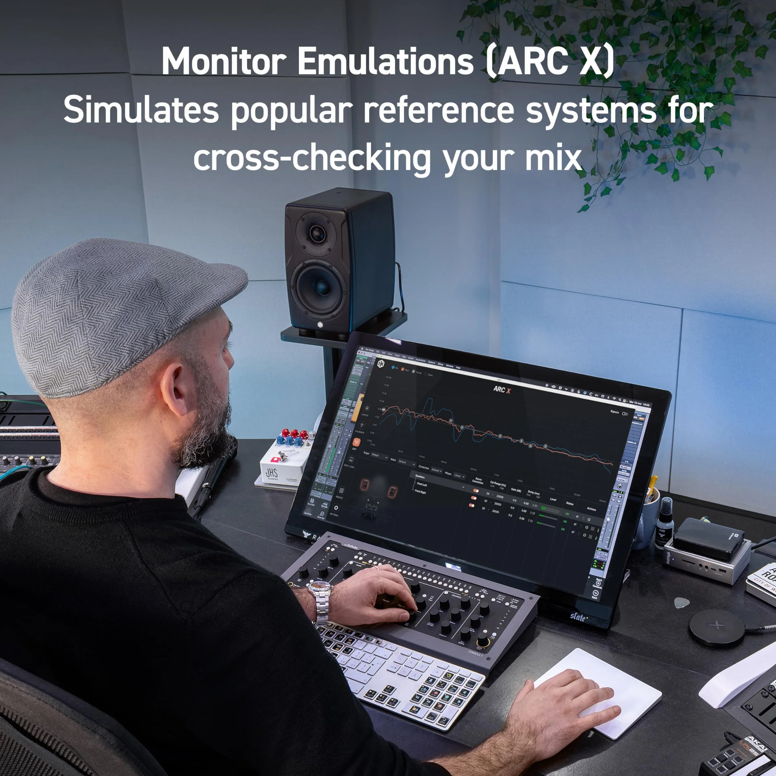 IK Multimedia ARC Studio. Standalone advanced room correction system. Includes hardware processor unit, ARC 4 software and measurement mic