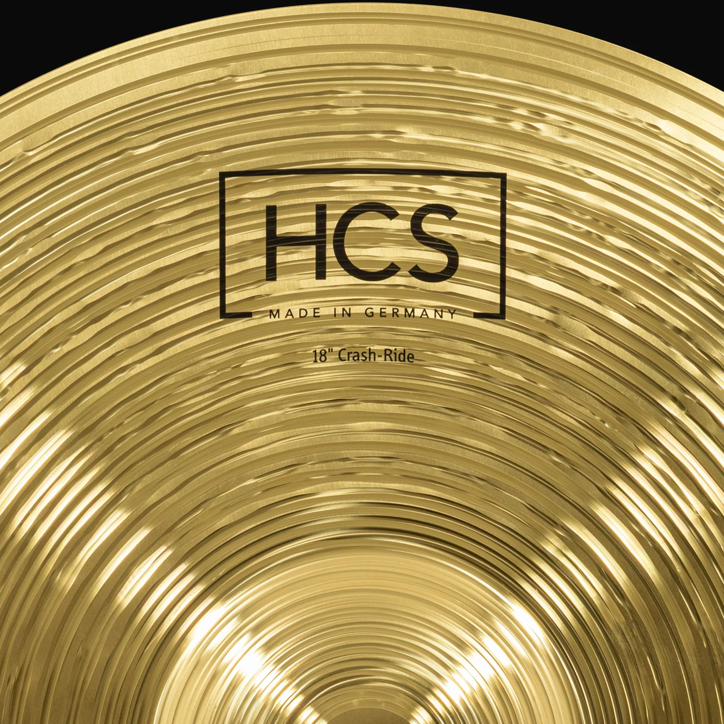 Meinl Cymbals HCS Plato Crash-Ride de 18 pulgadas (45,72cm) Platillos de Batería – Latón, Acabado Tradicional (HCS18CR)