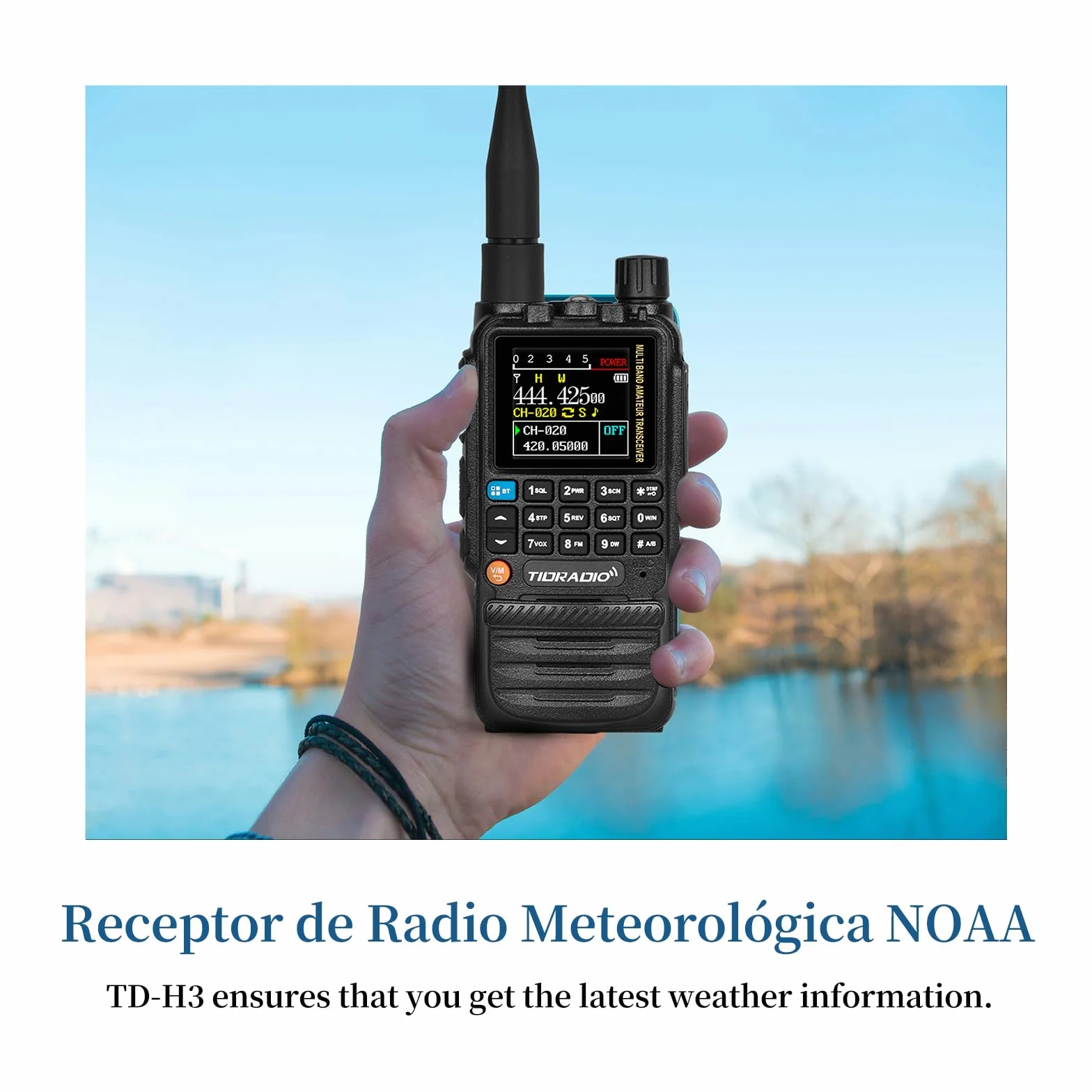 TIDRADIO TD-H3 Walkie Talkie Largo Alcance