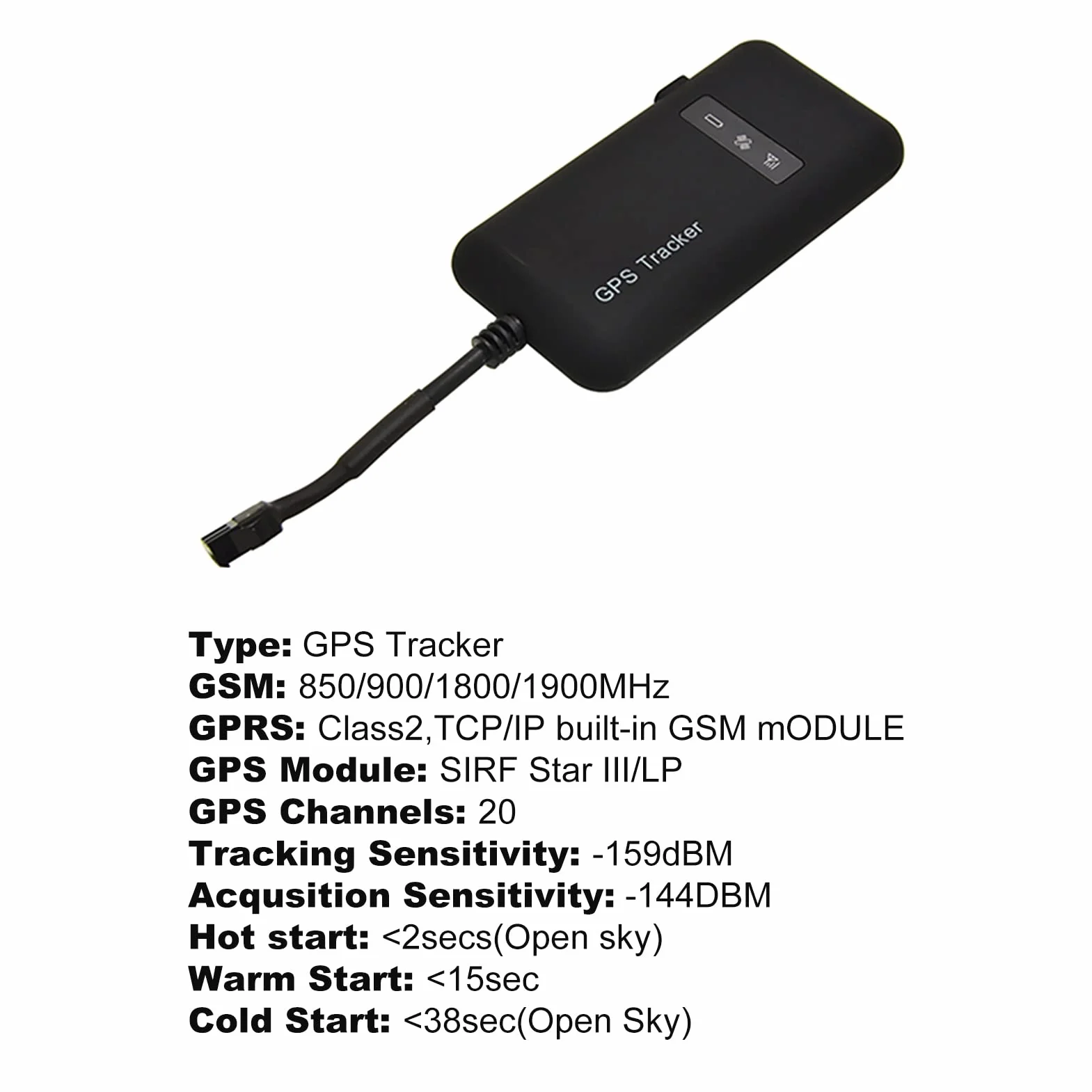 GT02/TK110 GPS Tracker precisa instalación oculta y abierta PVC exquisito posicionador dispositivo para actividades al aire libre al azar