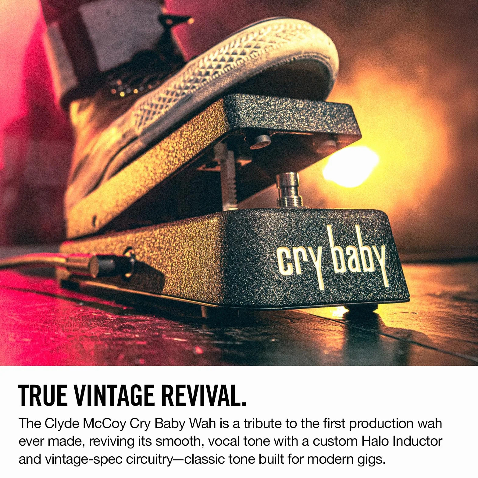 JIM DUNLOP - CM95 - Cry Baby Clyde McCoy negro
